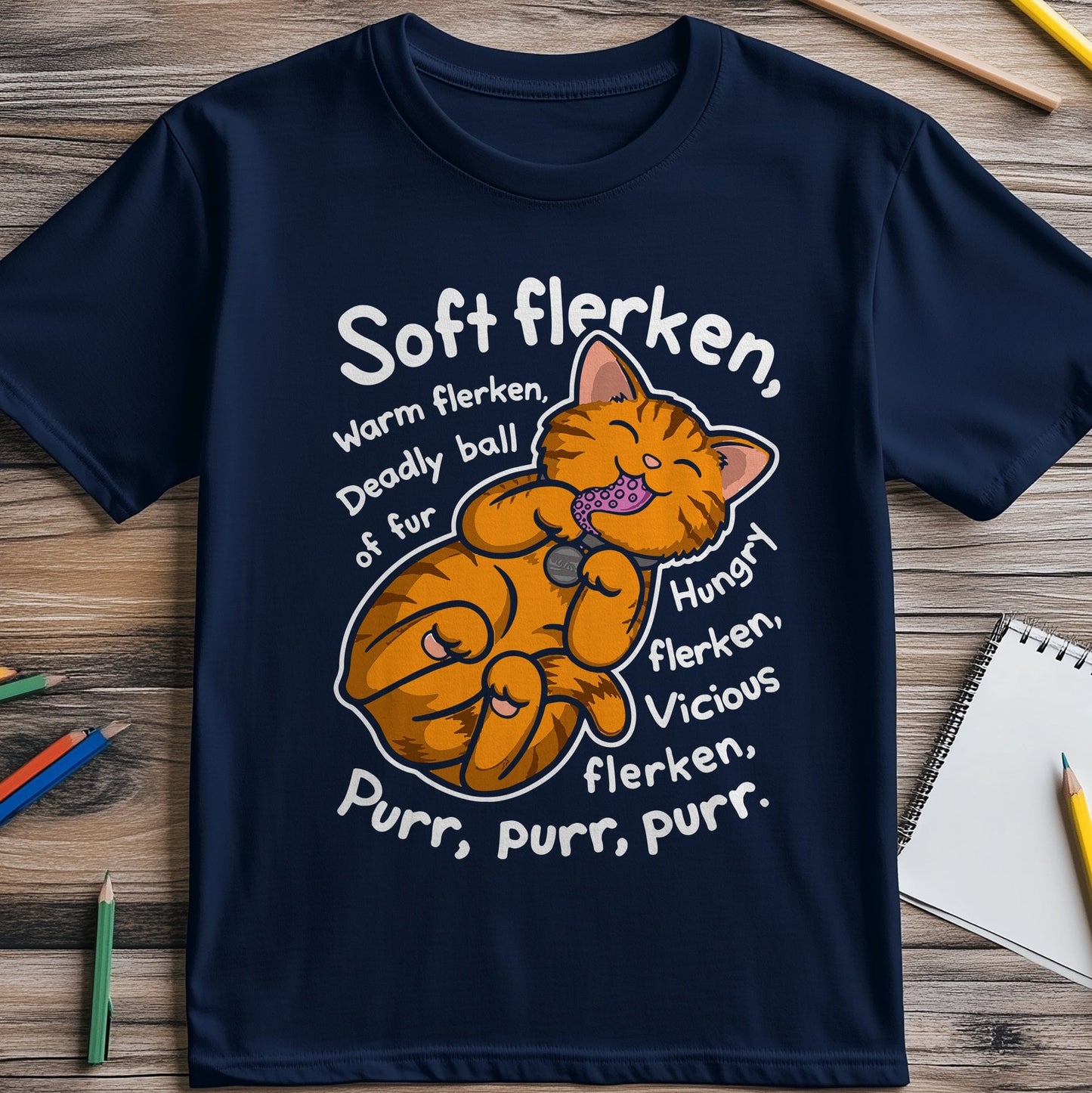 Flerken Cat Soft t-shirt - Purrfectly