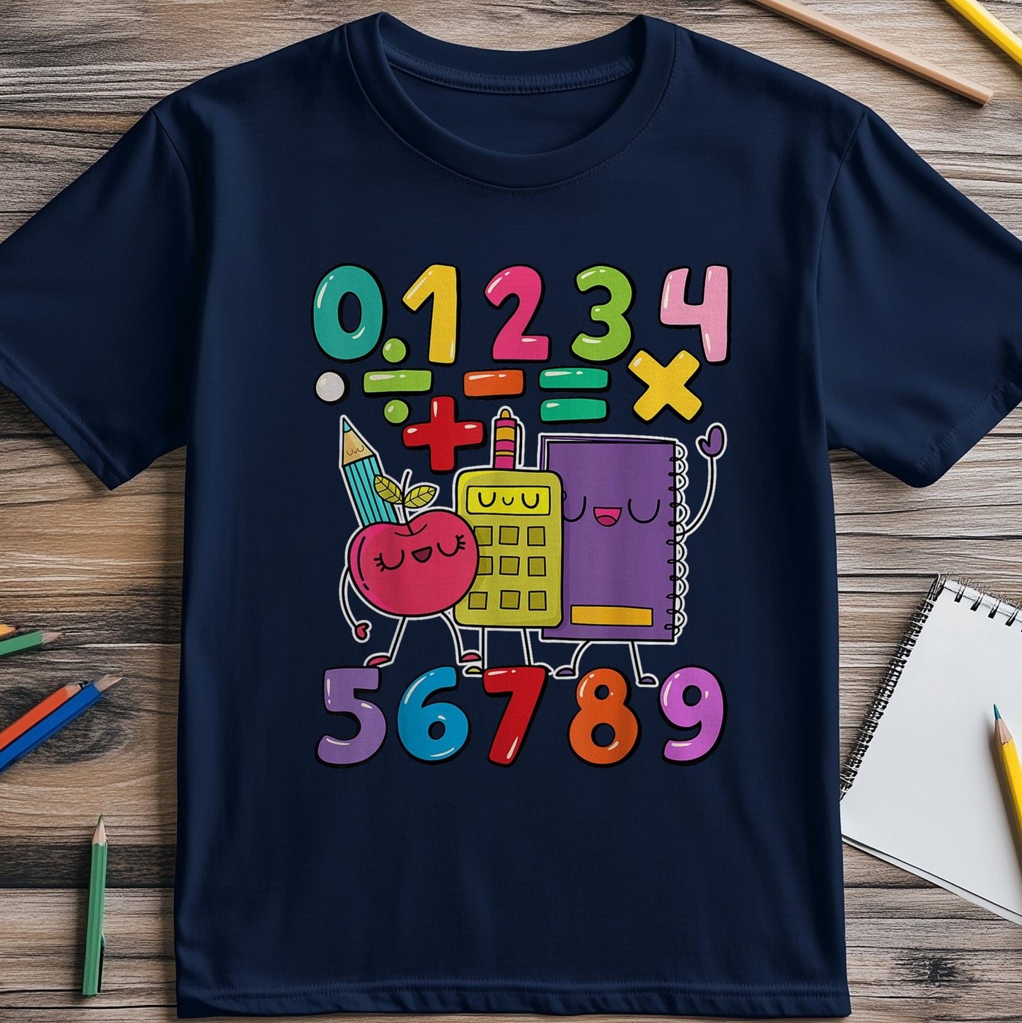 Fun Numbers Math Day Kids Tee