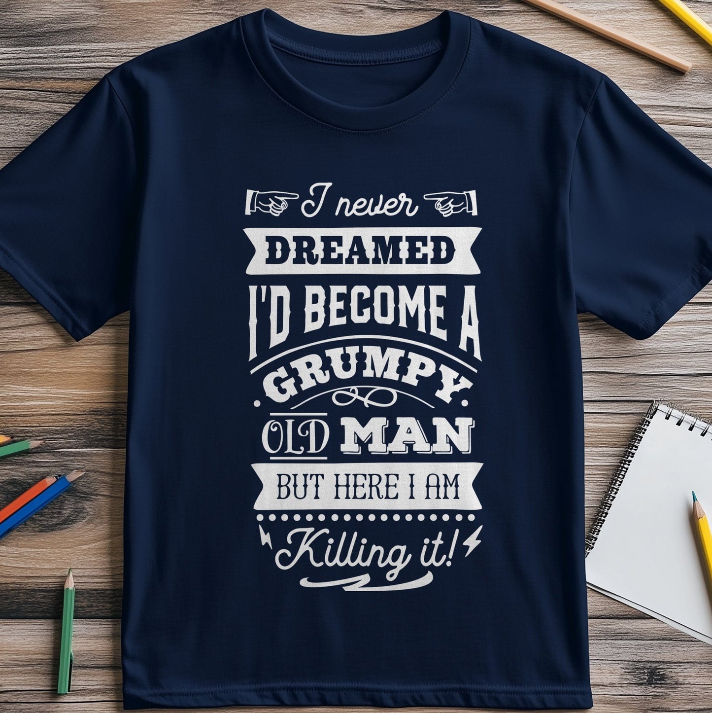 Become a Grumpy Old Man T-Shirt