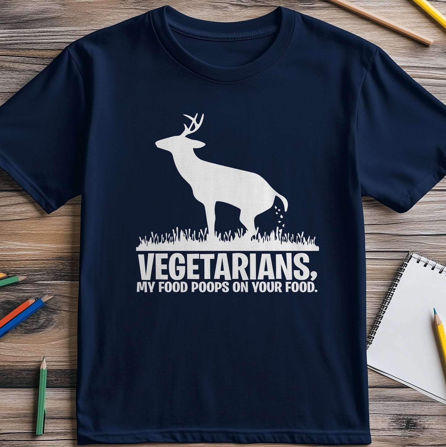 Vegetarian Food Poop T-Shirt -