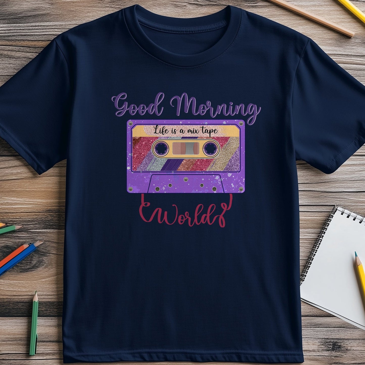 Good-Morning-World T-Shirt - Nostalgic