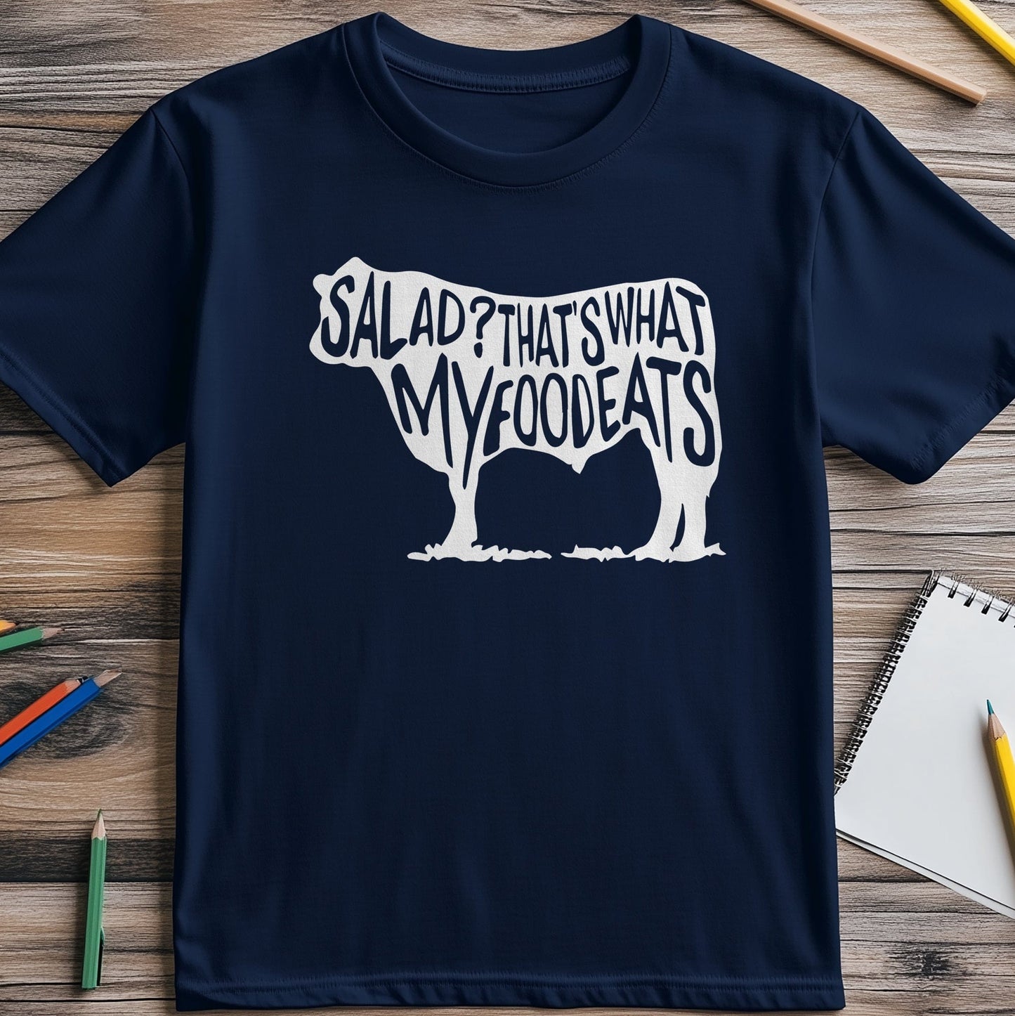 My Food Eats Salad T-shirt