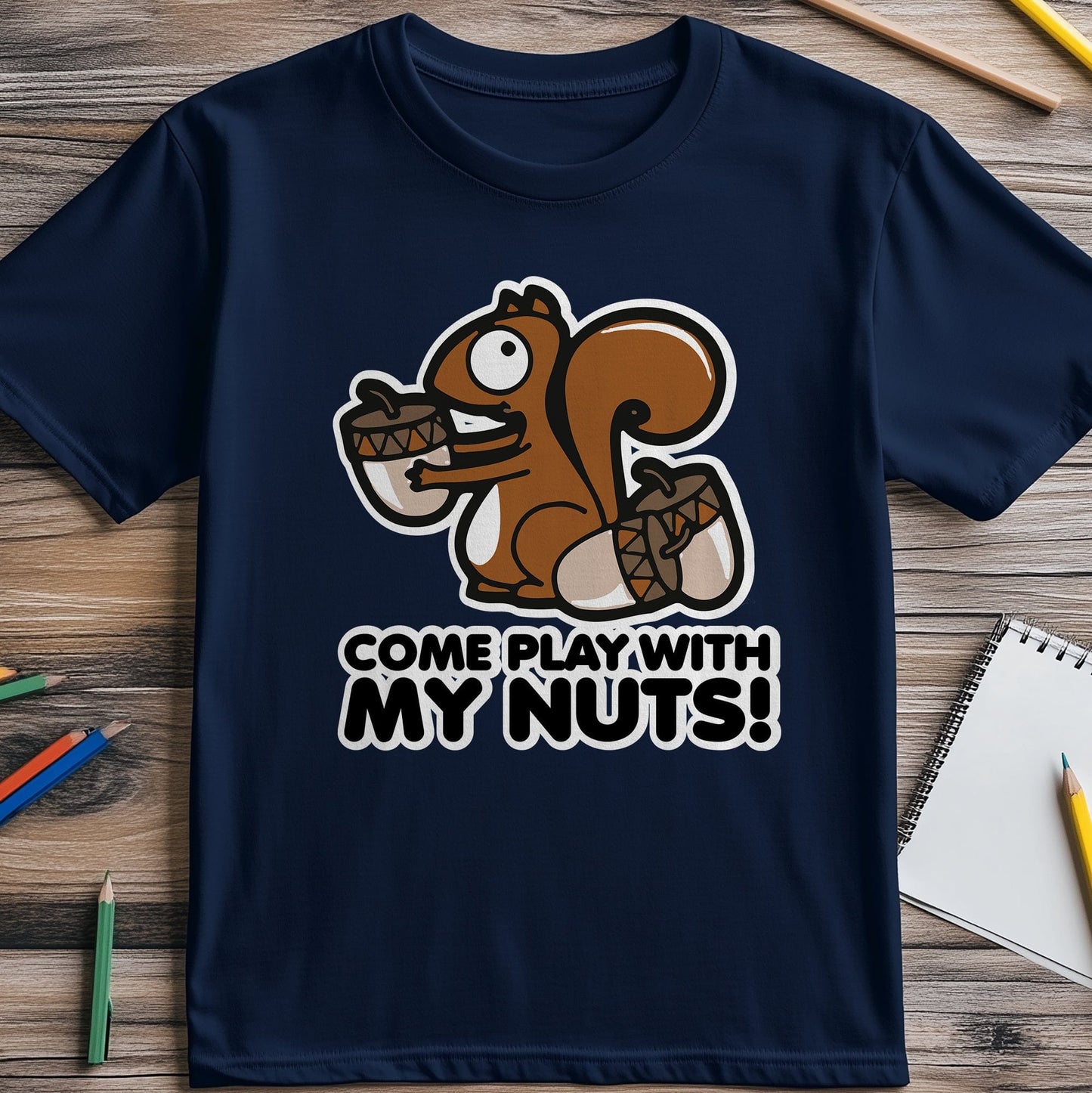 Come Play Nuts t-shirt - Hilariously