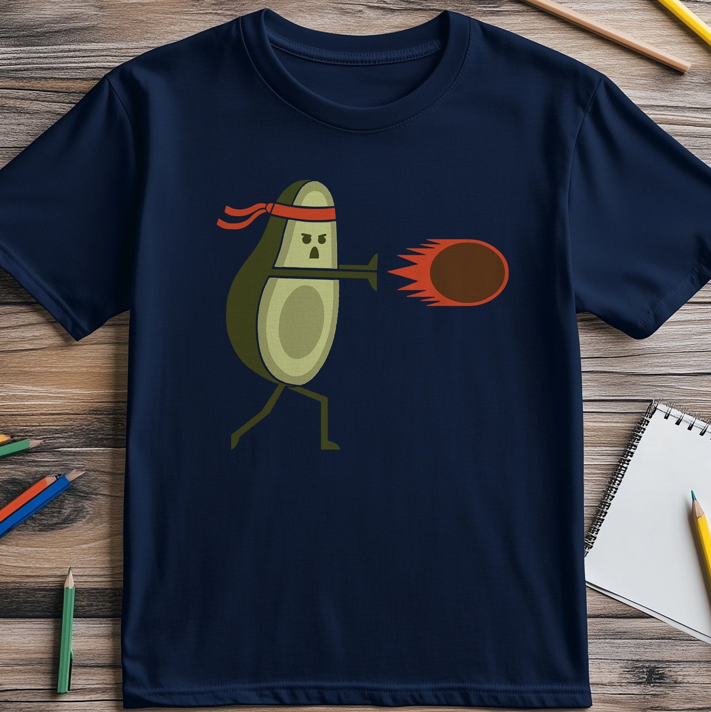 Avocadoken Ninja T-shirt - Slice