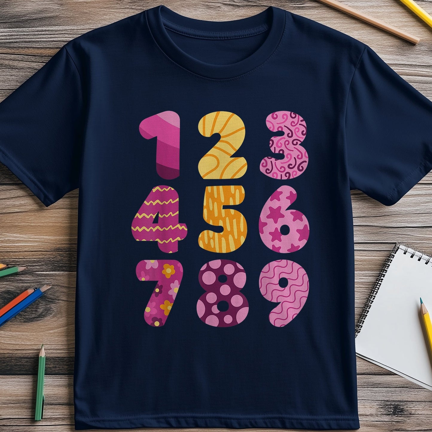 Funky Number Math Day Kids Tee