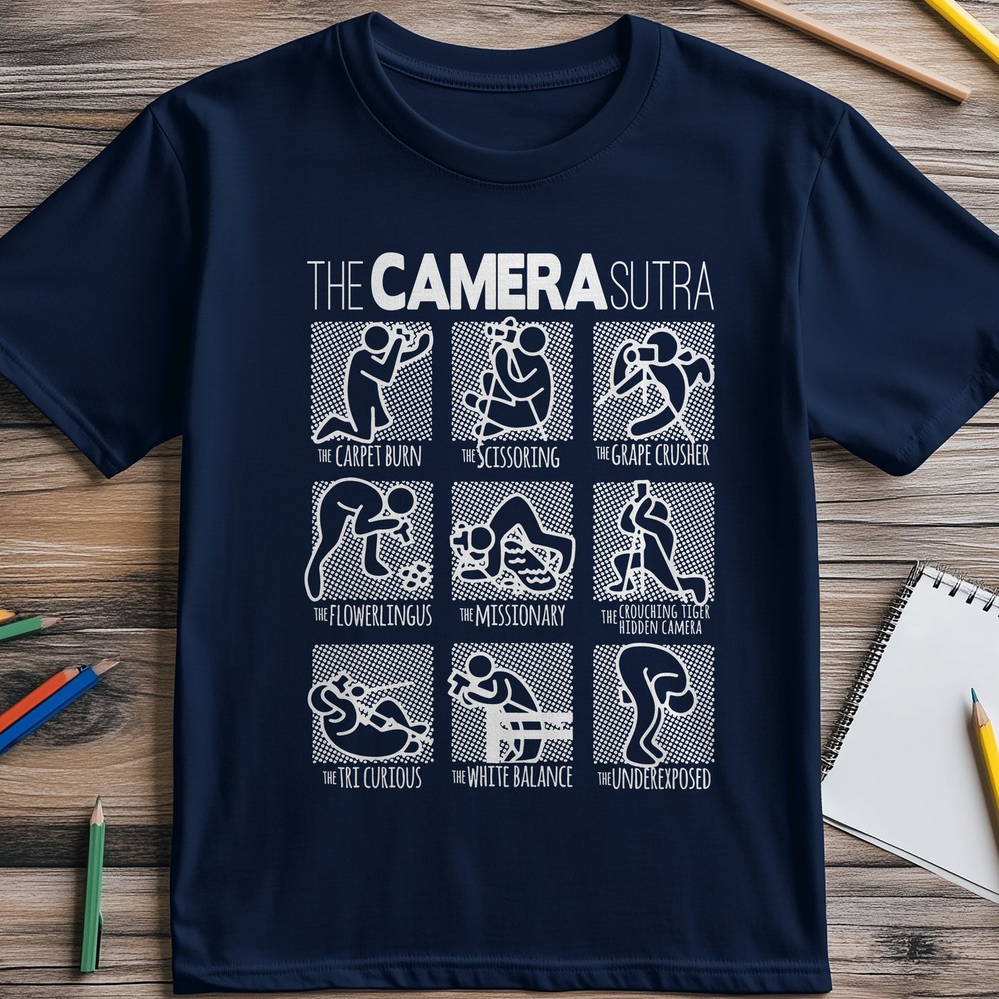 The Camera Sutra T-Shirt - Snap,
