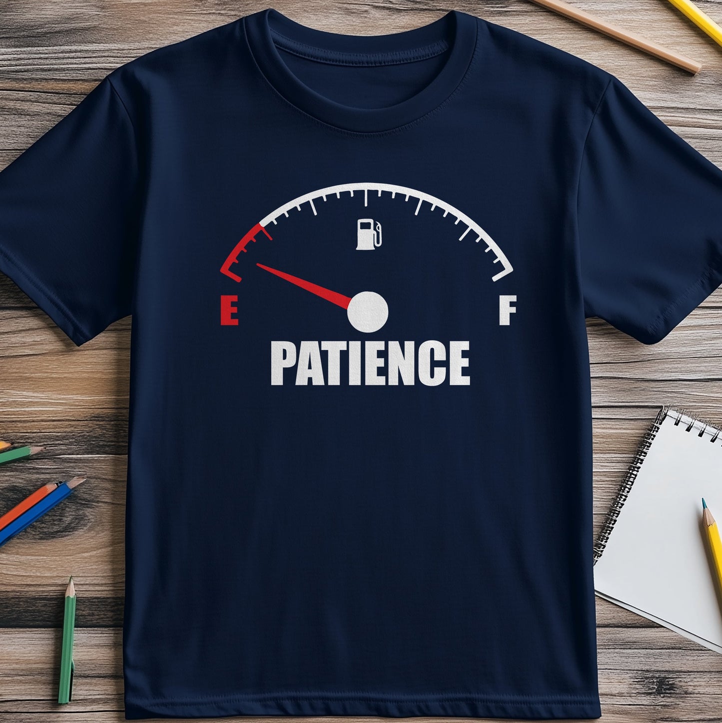 Patience Empty T-Shirt - Warning: