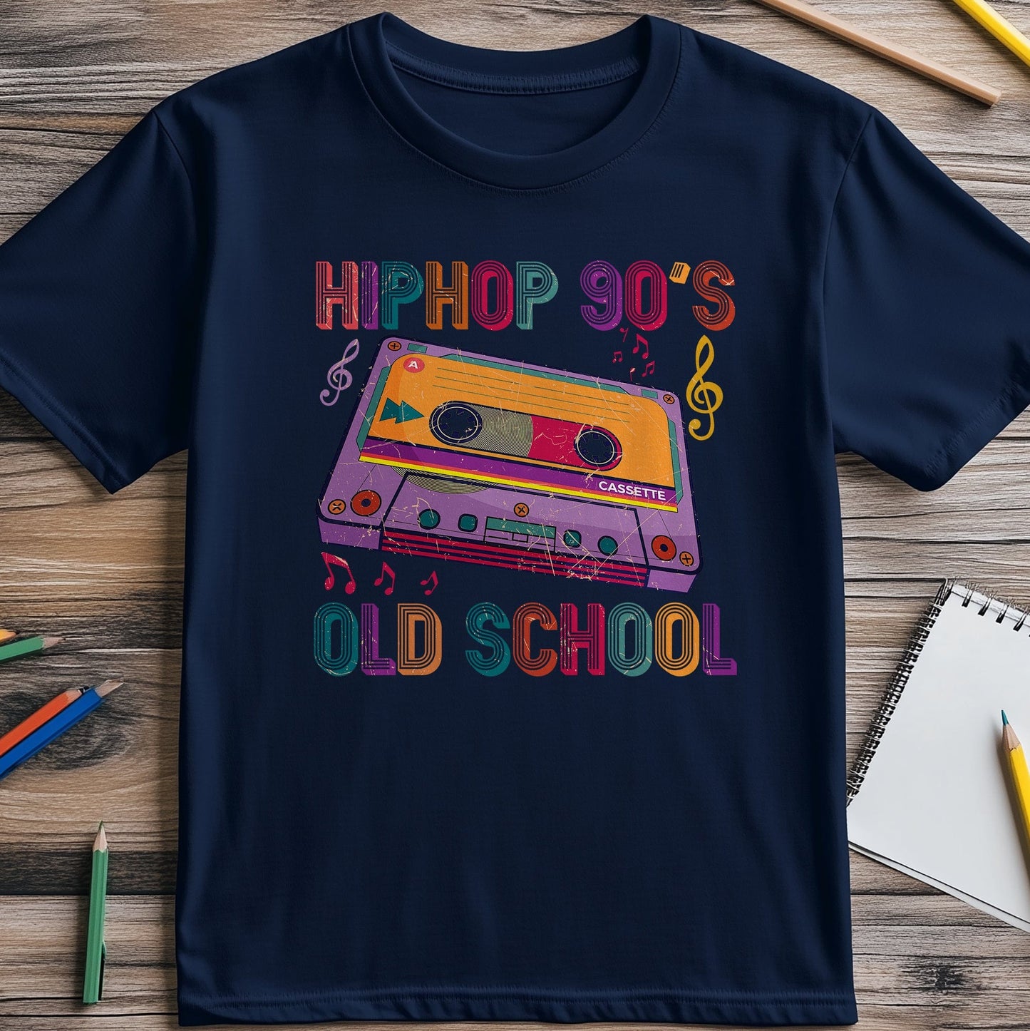 Hip-Hop 90's T-shirt - Boombox Vibes!