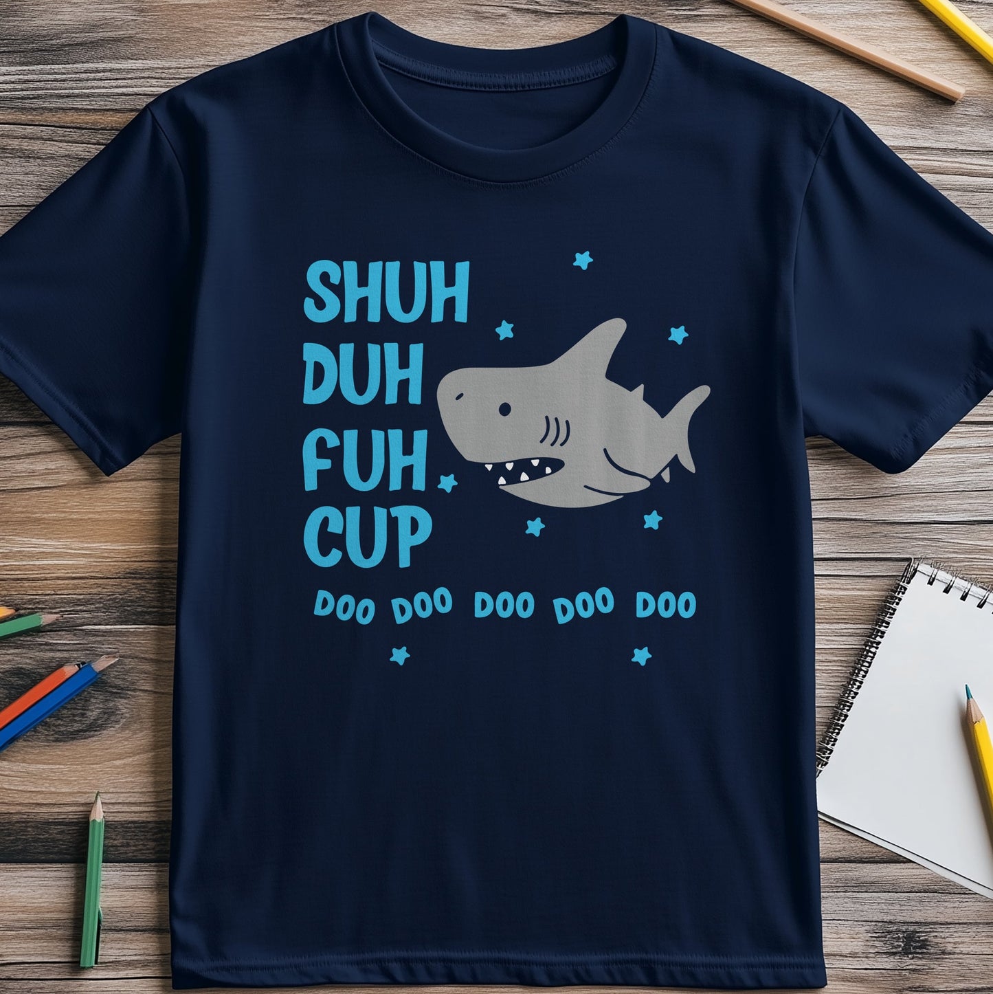 Shuh Duh Fuh Cup Shark T-shirt -
