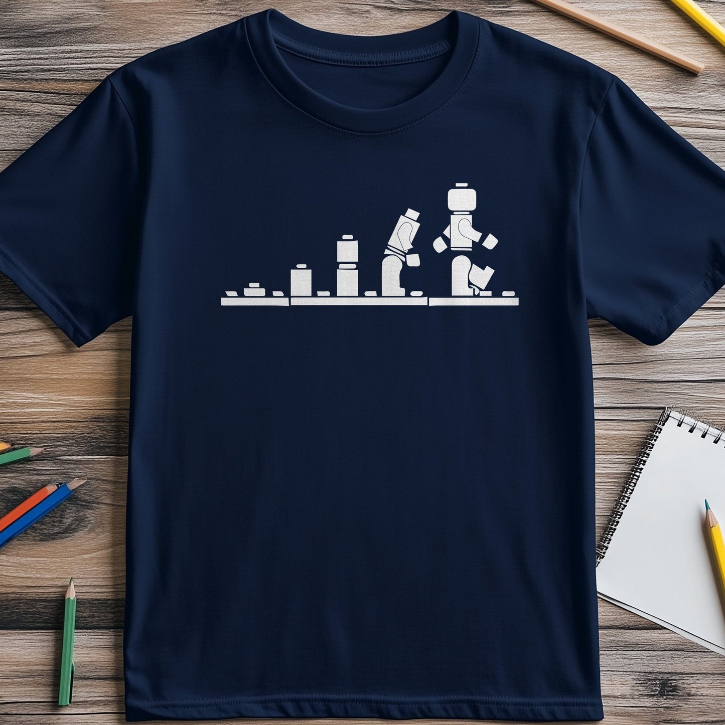 Evo Brick Man T-shirt - Hilarious