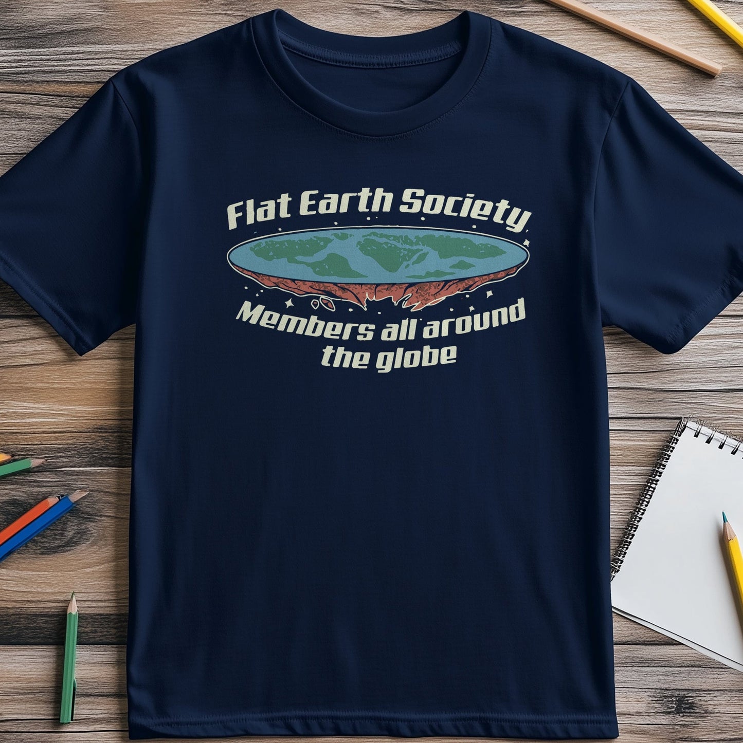 Flat-Earth-Soc T-shirt - Join the Fun