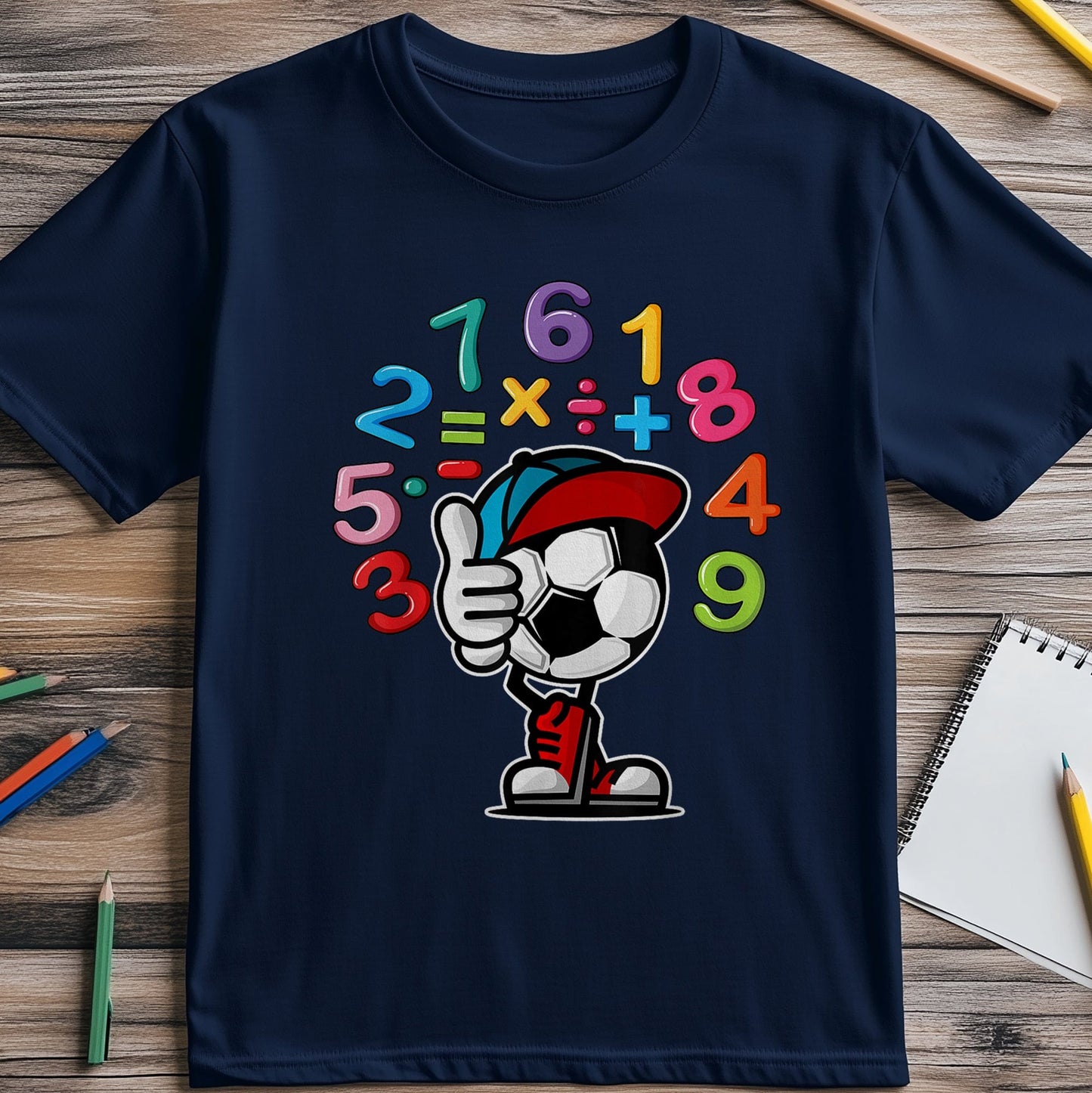 Football Thumb Number Day Kids Tee