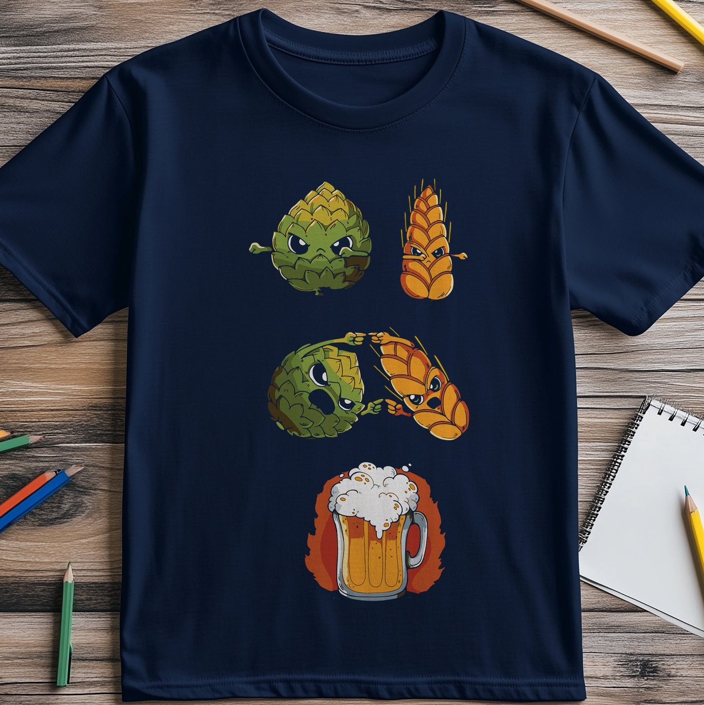 Beer Fusion T-shirt - Hoppy Humor