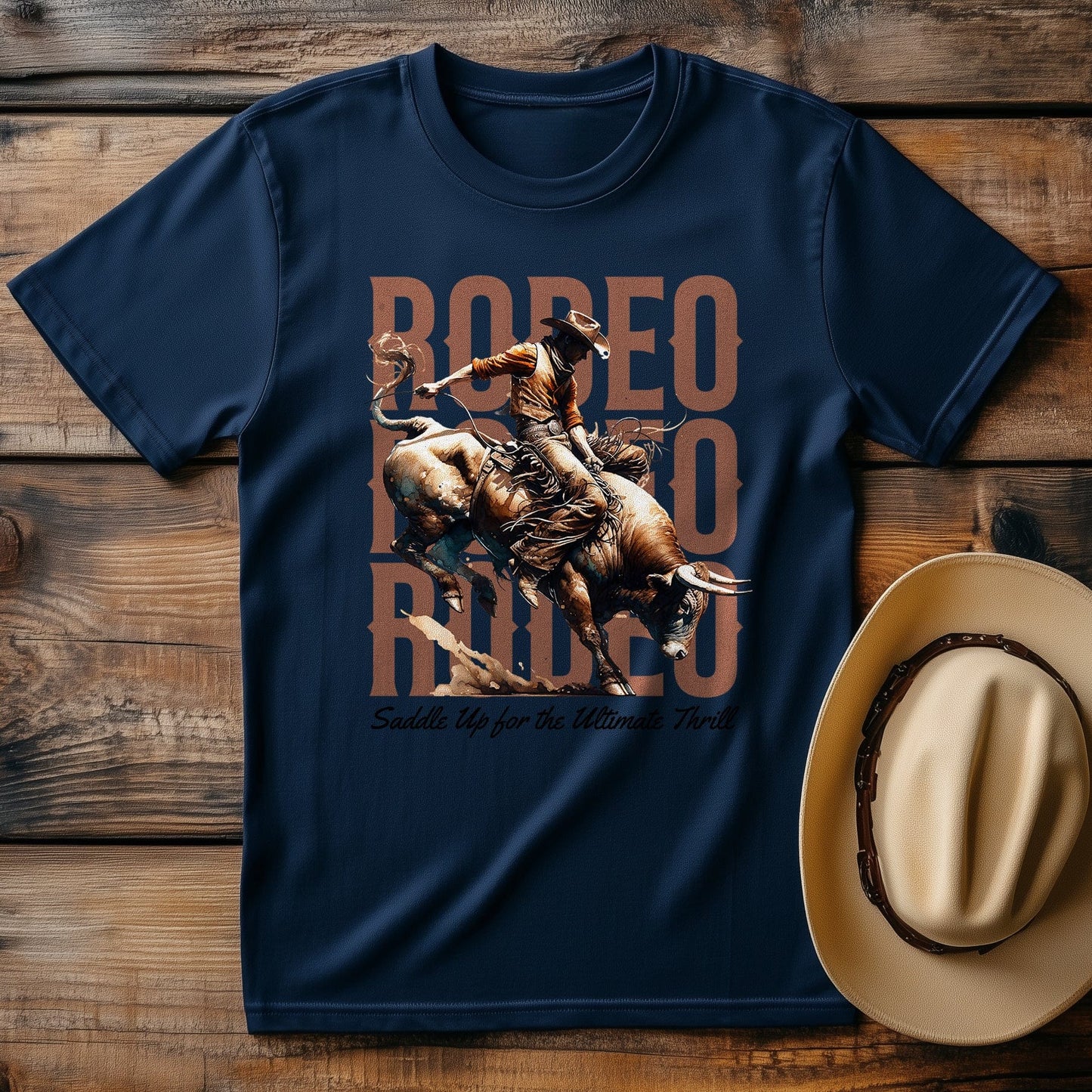 American Rodeo T-Shirt - Saddle Up for