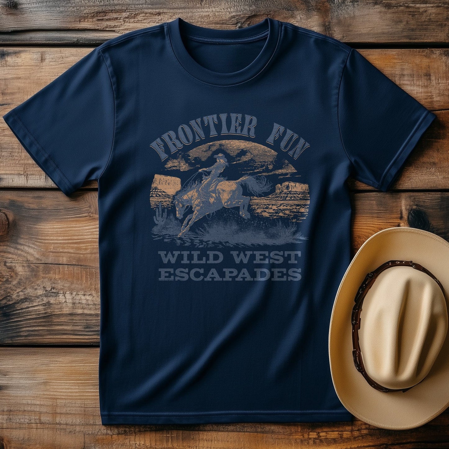 Frontier Fun Cowboy T-shirt - Yippee