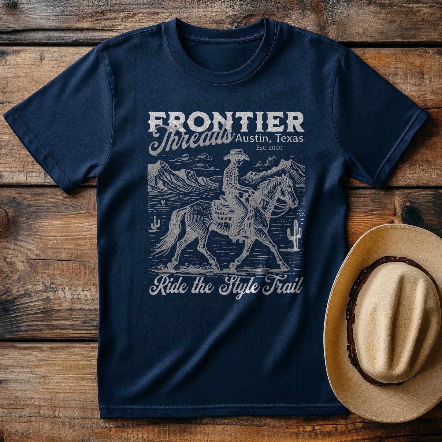 Frontier Cowboy 2 t-shirt - Saddle Up