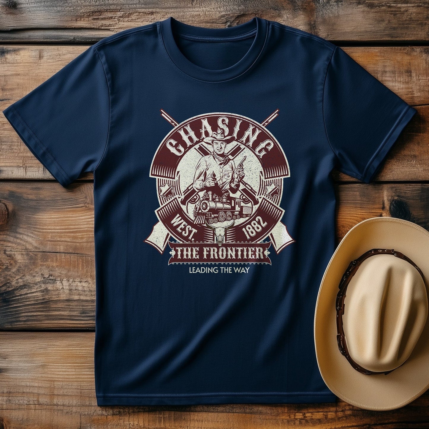 Chasing the Frontier Cowboy T-Shirt