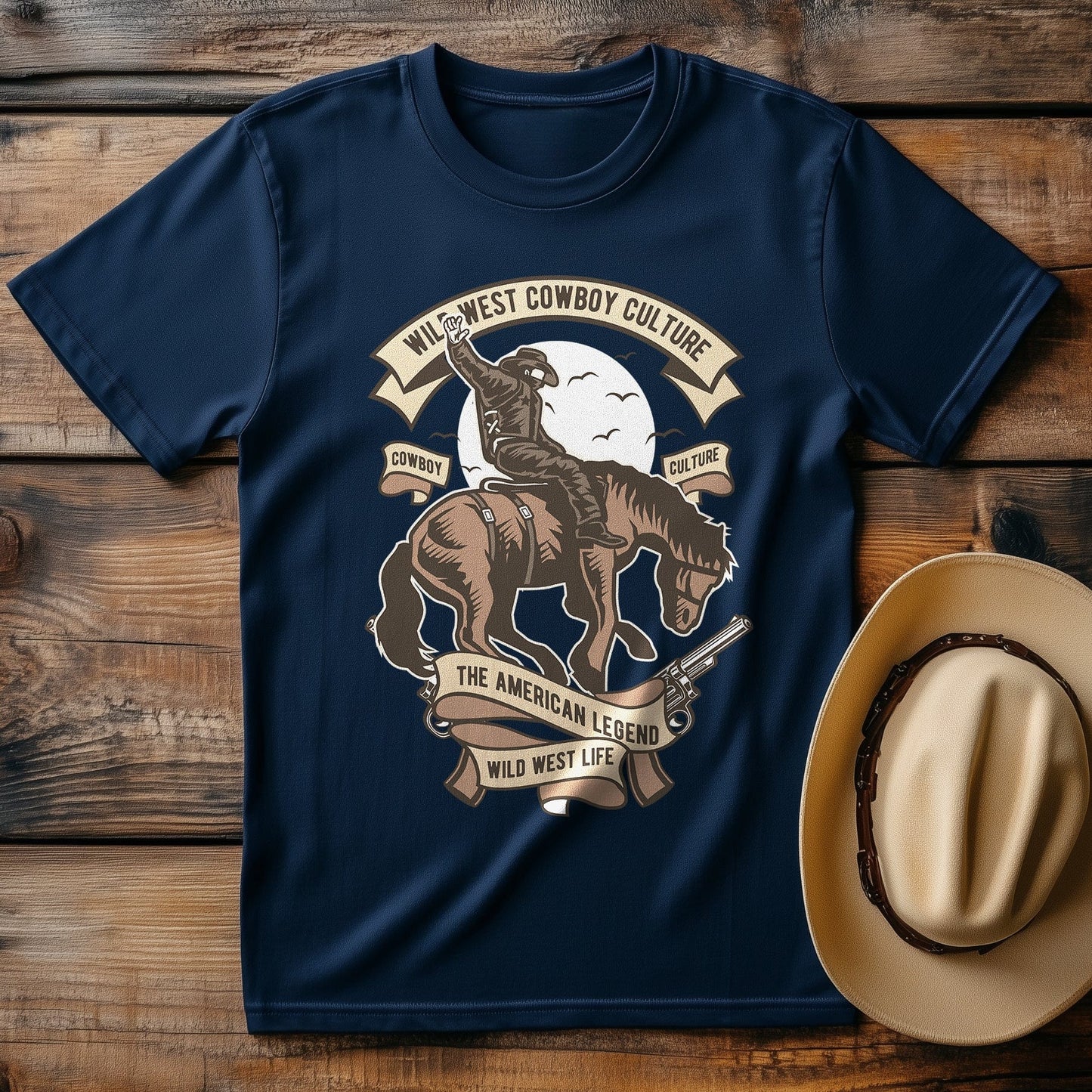 Wild West Cowboy Culture T-shirt -