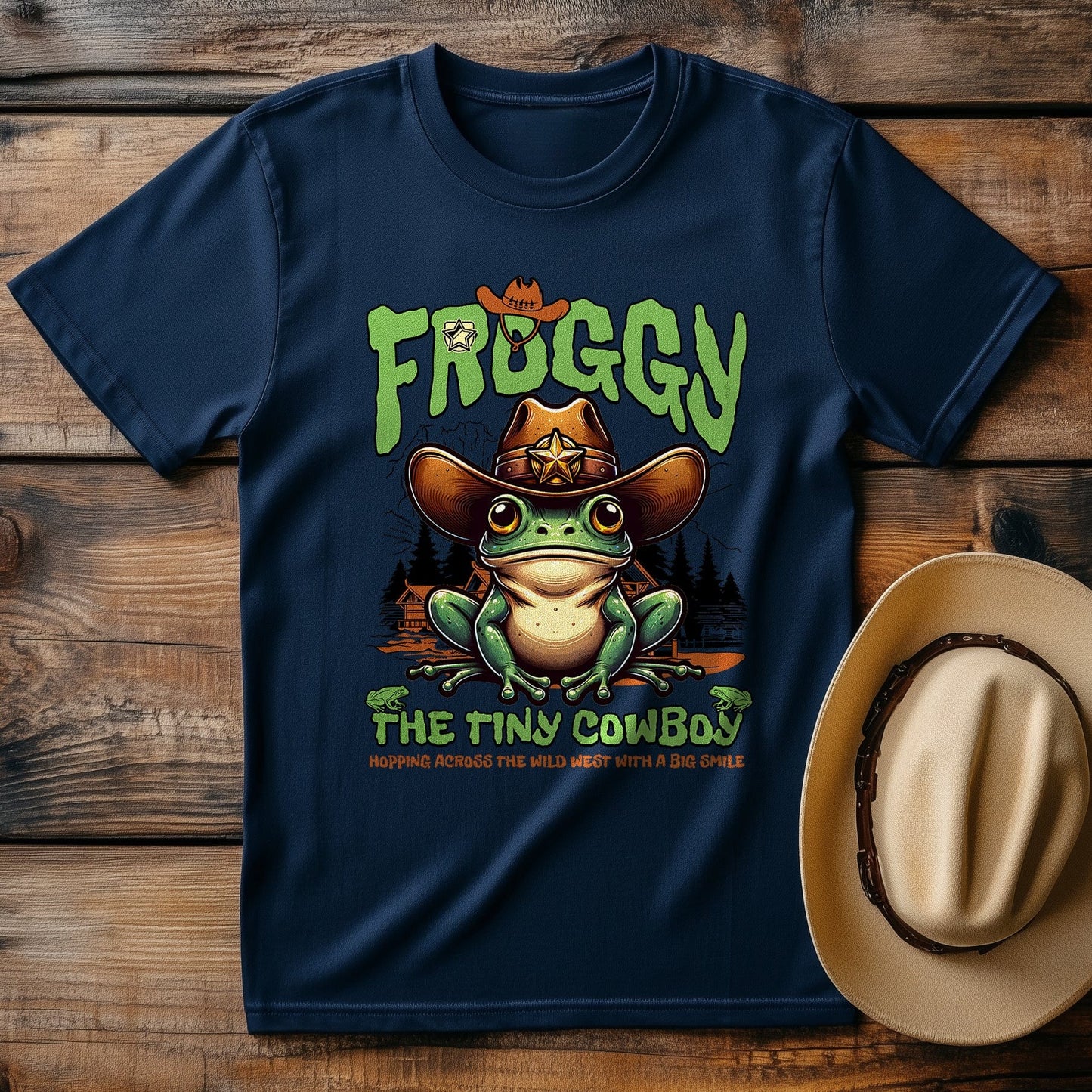 Froggy Sheriff T-Shirt - Hop into the