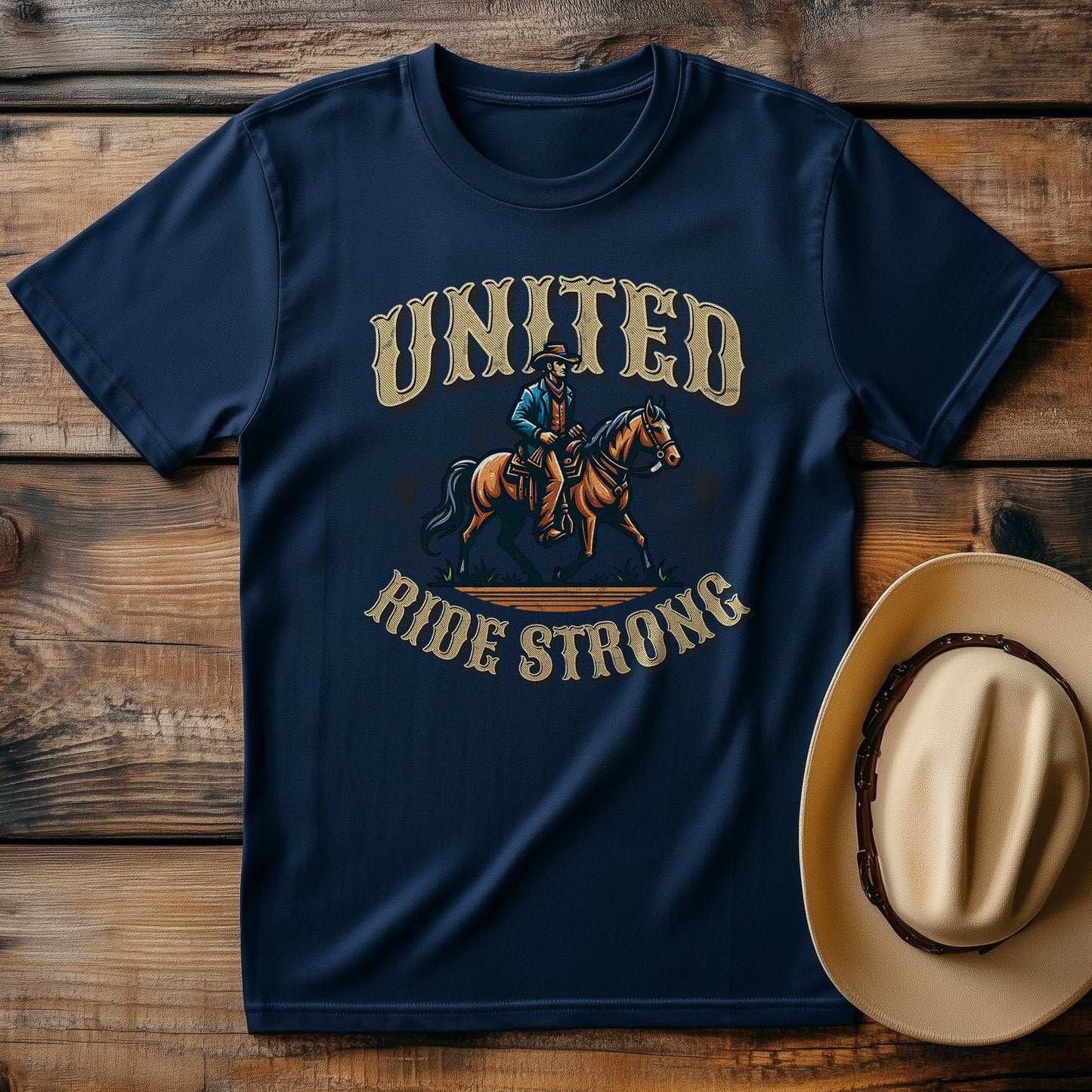 United Ride Strong t-shirt - Saddle Up