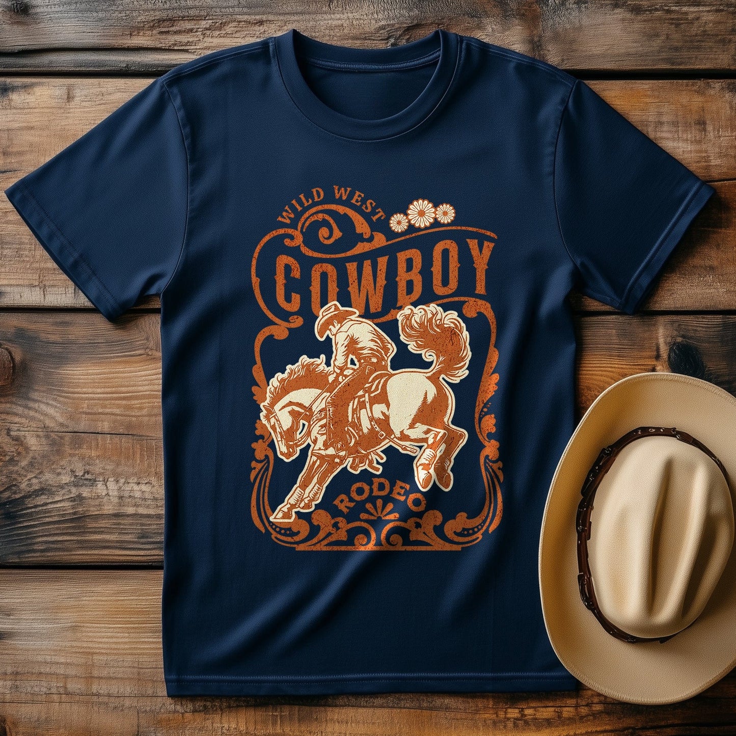 Wild West Cowboy Rodeo T-shirt -