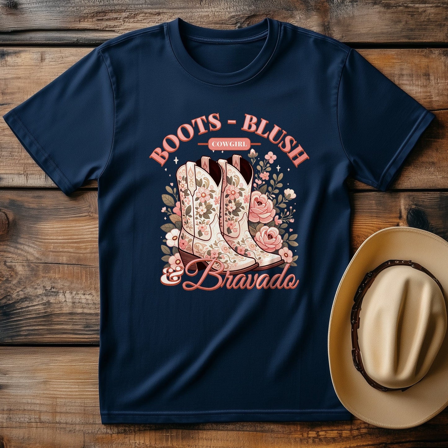Boots - Blush T-Shirt: