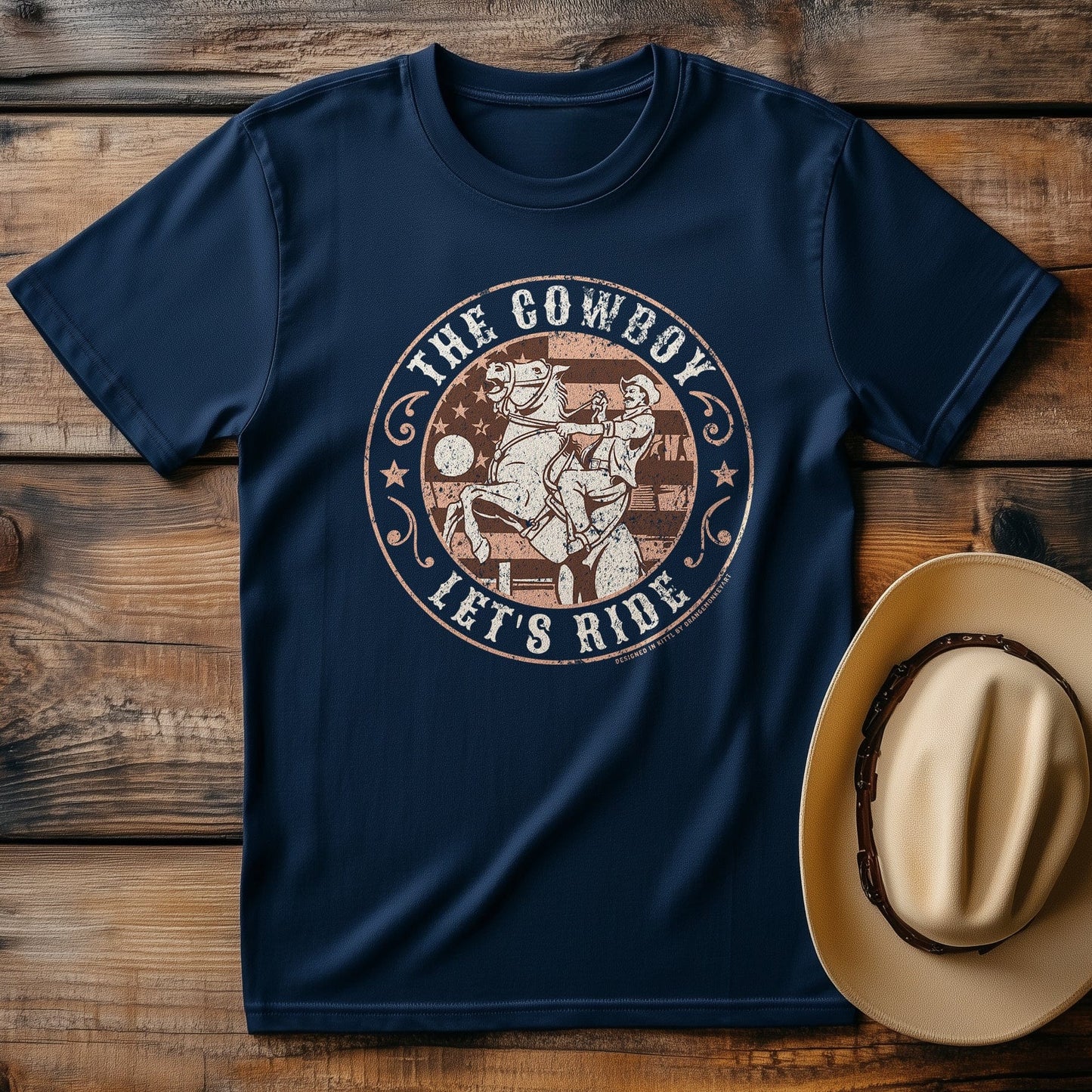 The Cowboy - Let's Ride t-shirt