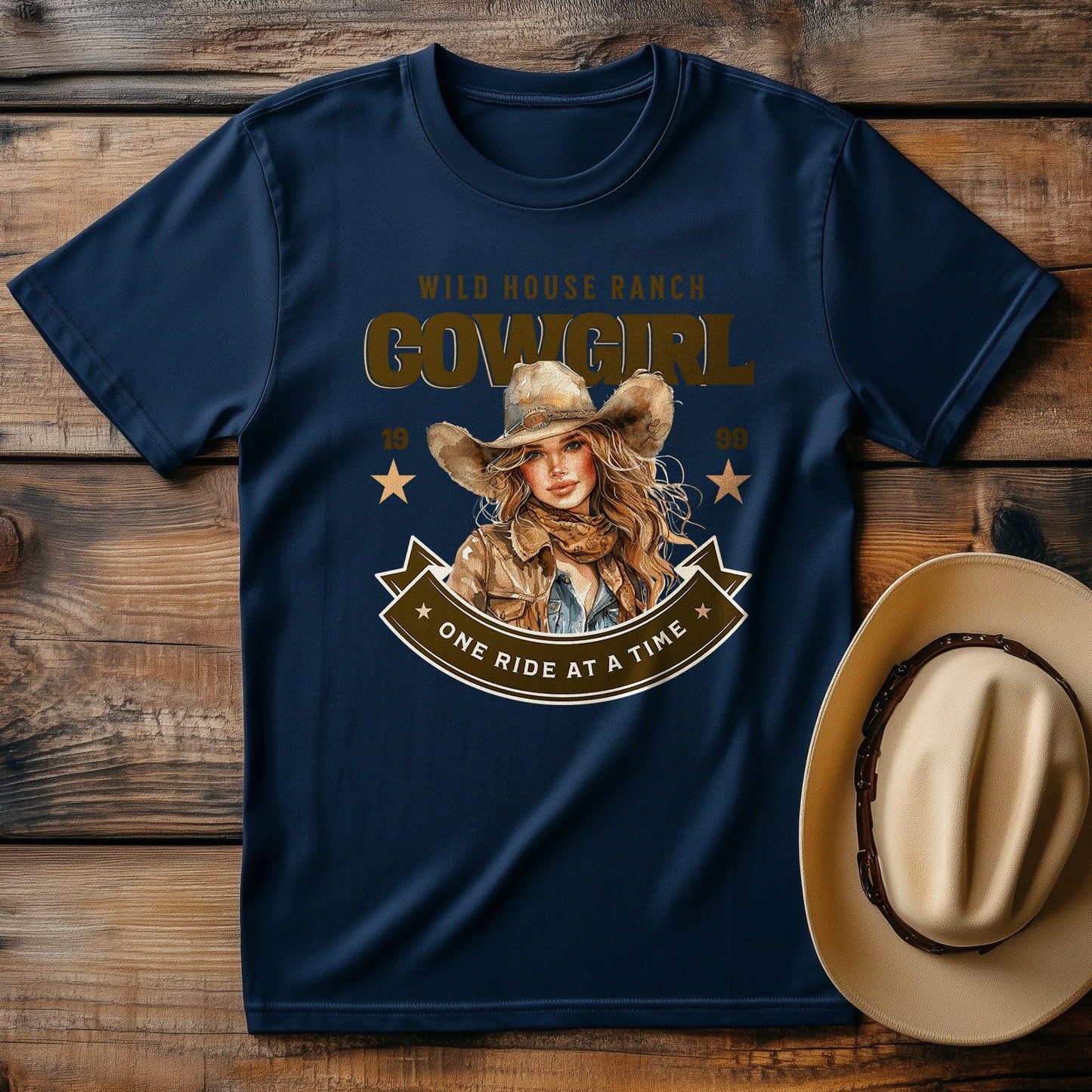 Cowgirl Wild House Ranch T-shirt