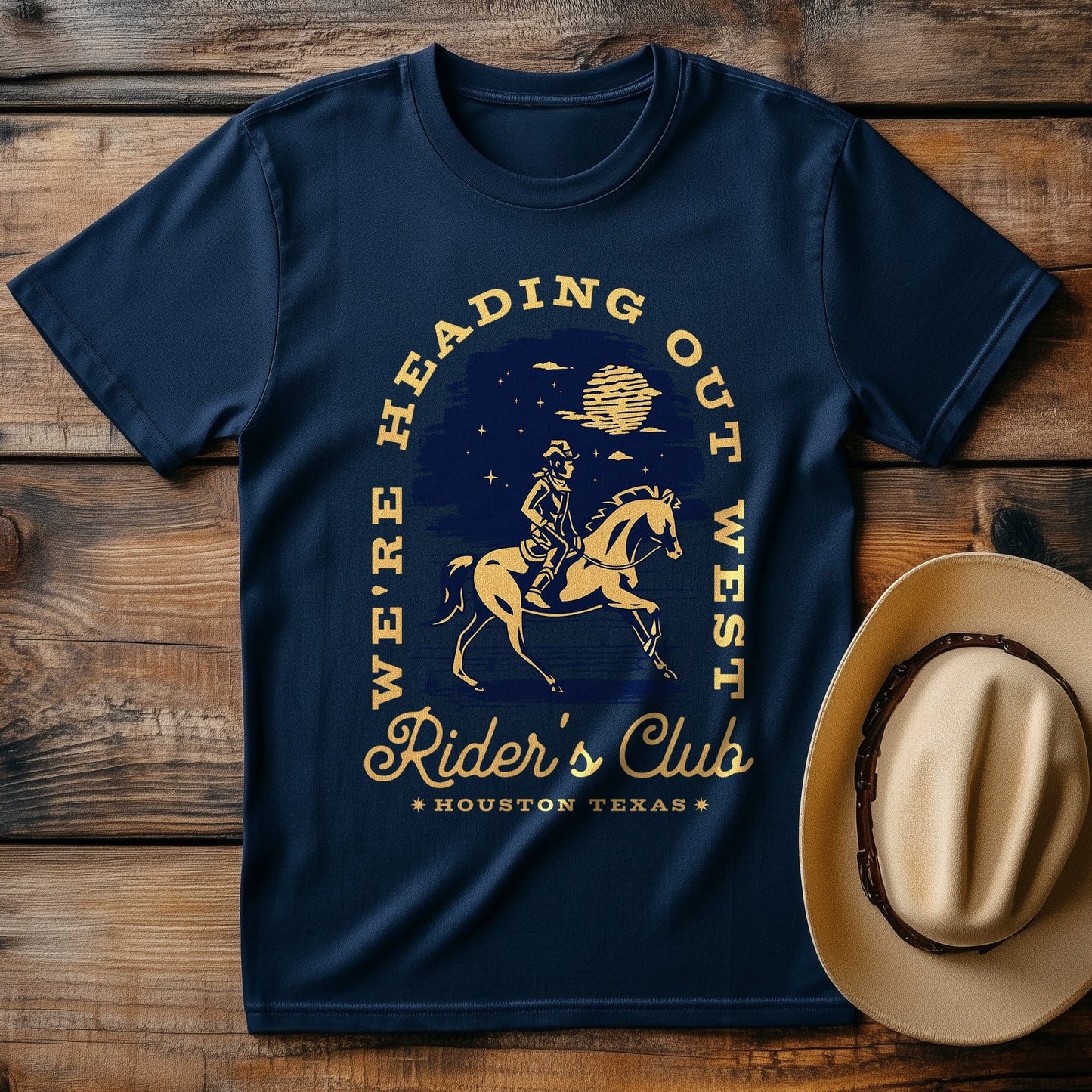 Rider's Club Retro Western T-Shirt -