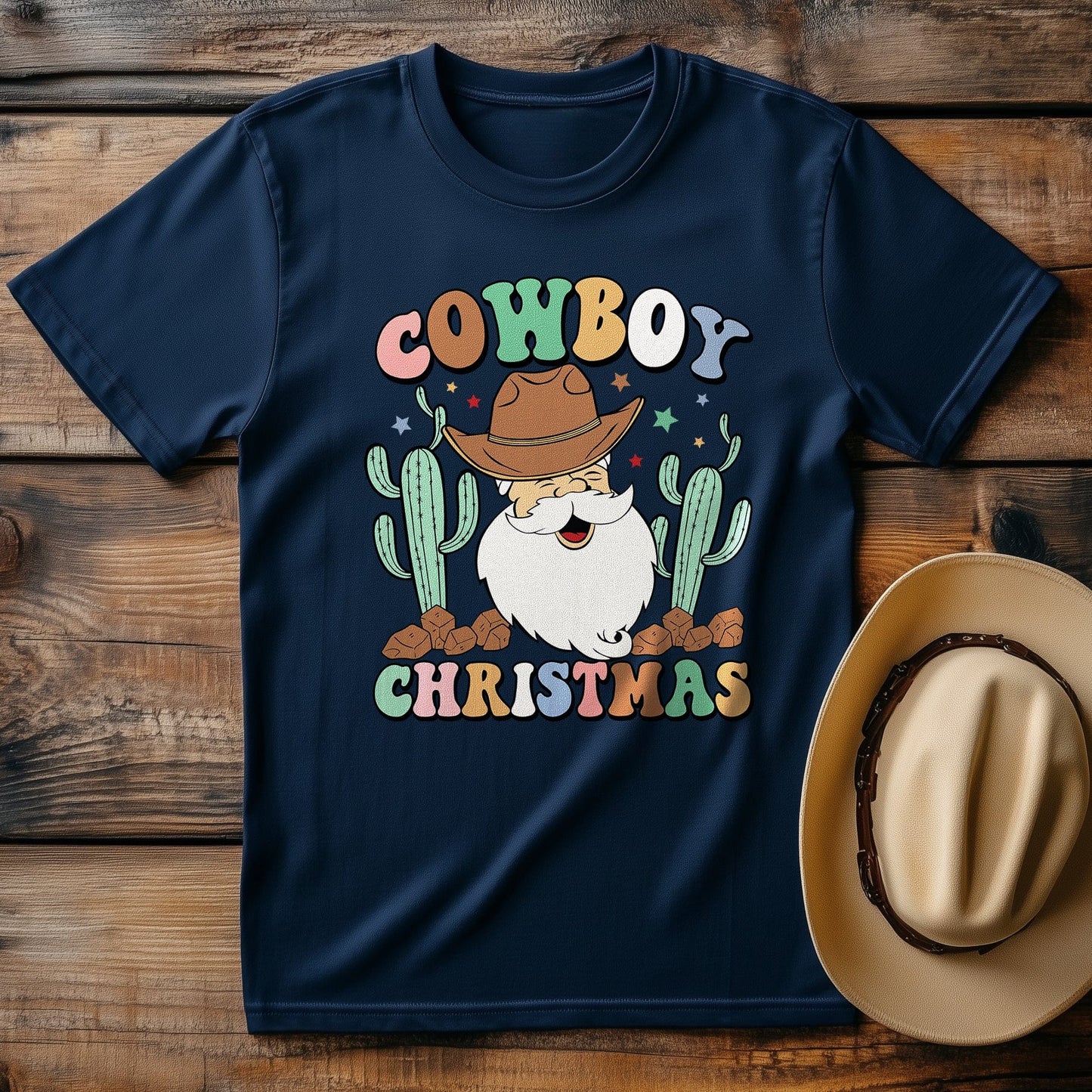 Cowboy Christmas T-shirt