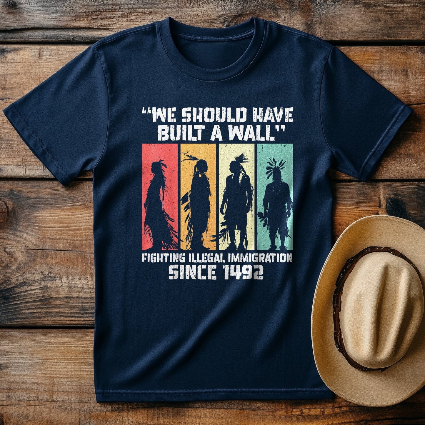 Should Build a Wall Funny T-Shirt