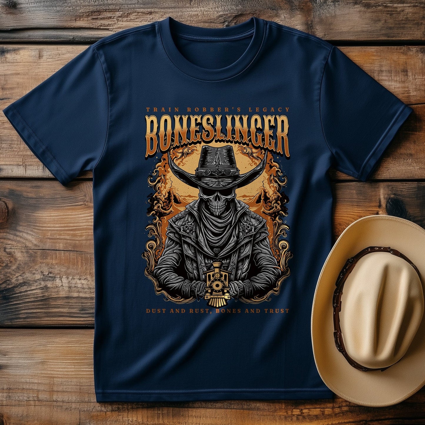 Boneslinger Cowboy T-Shirt