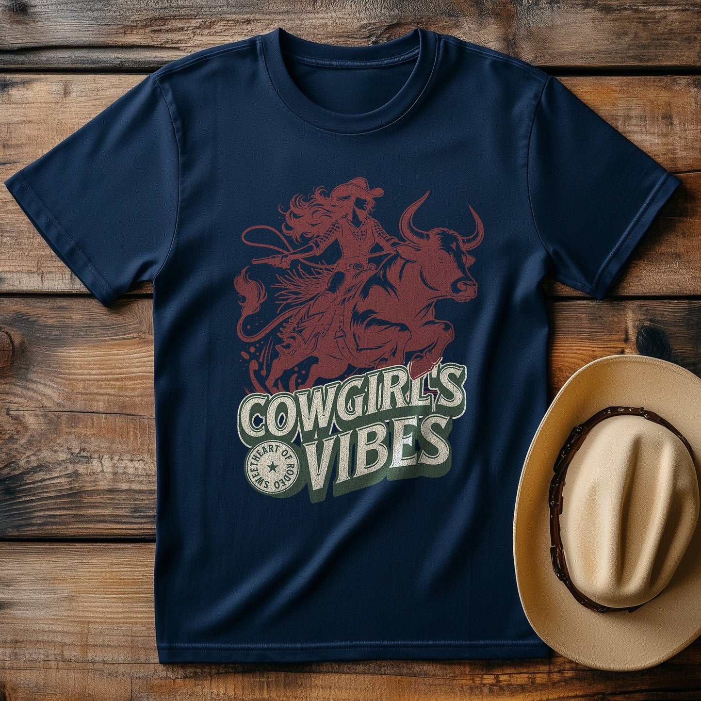 Cowgirl's Vibes T-Shirt - Saddle Up