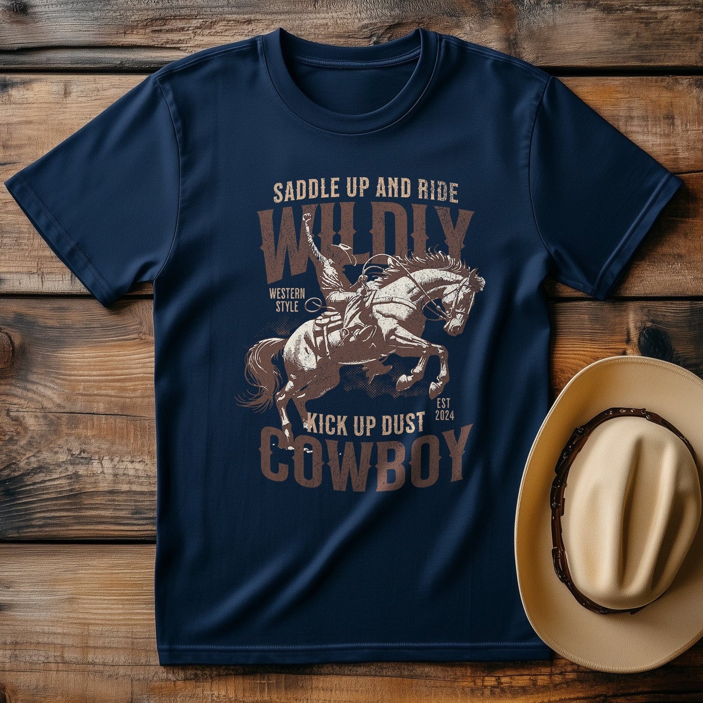 Kick Up Dust Cowboy T-Shirt