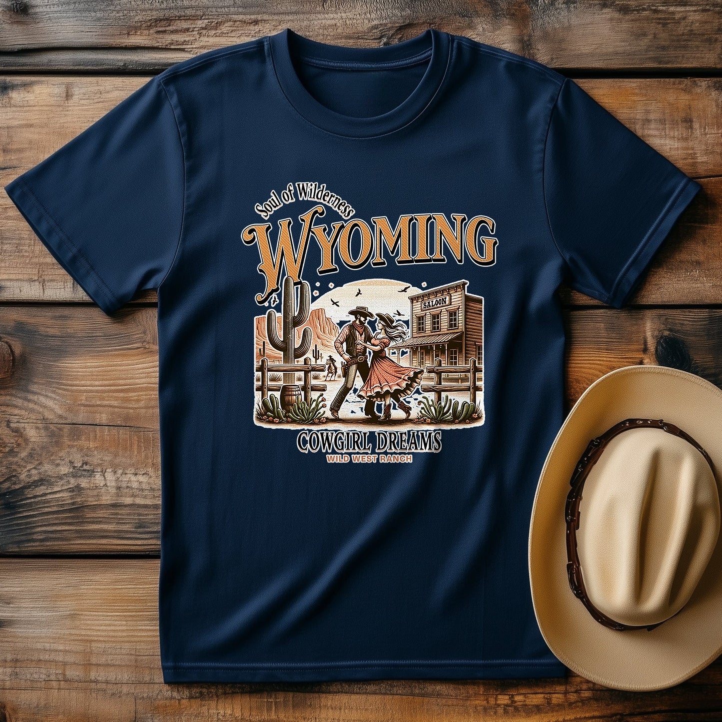 Wyoming Cowboy T-shirt