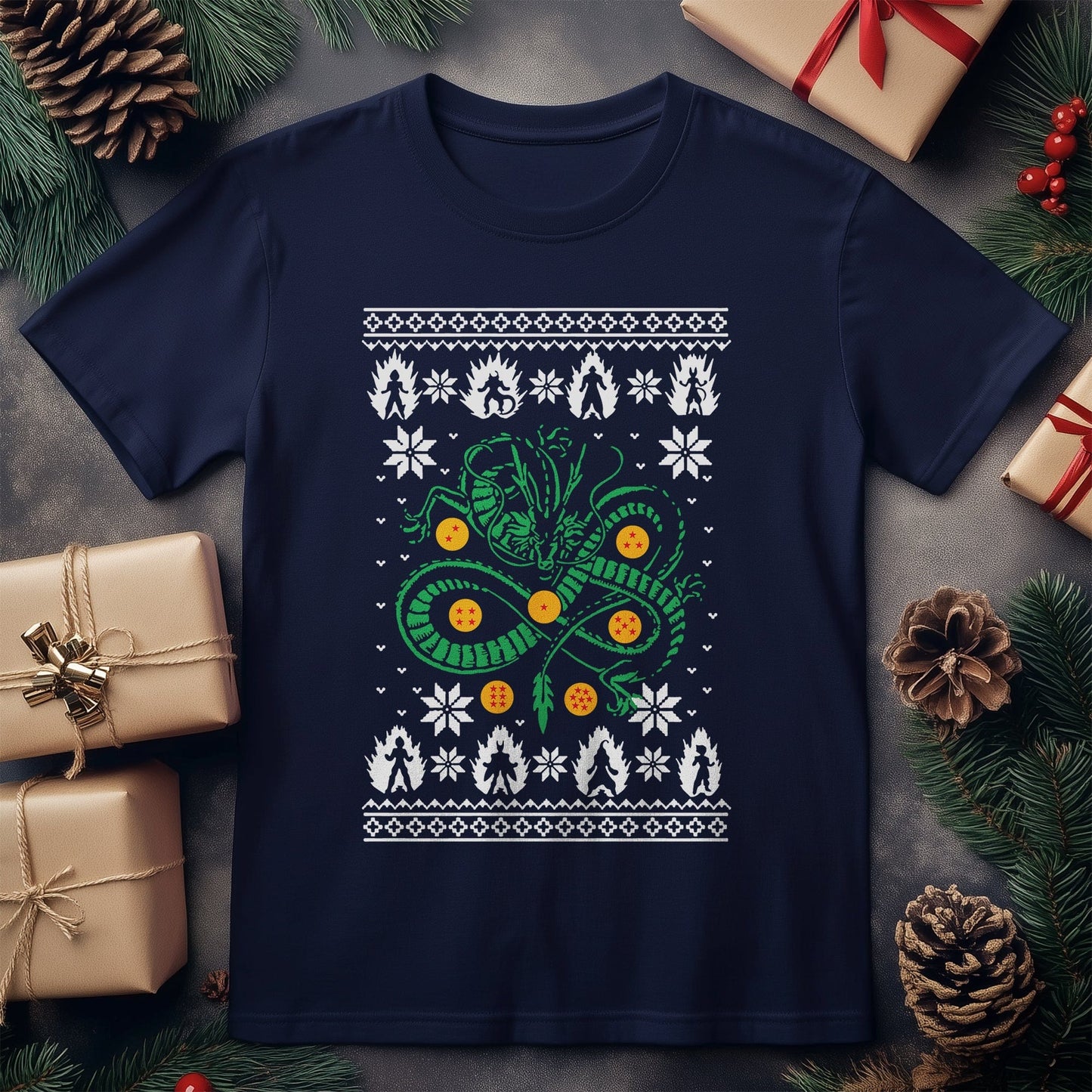 Green Dragon Christmas T-shirt -