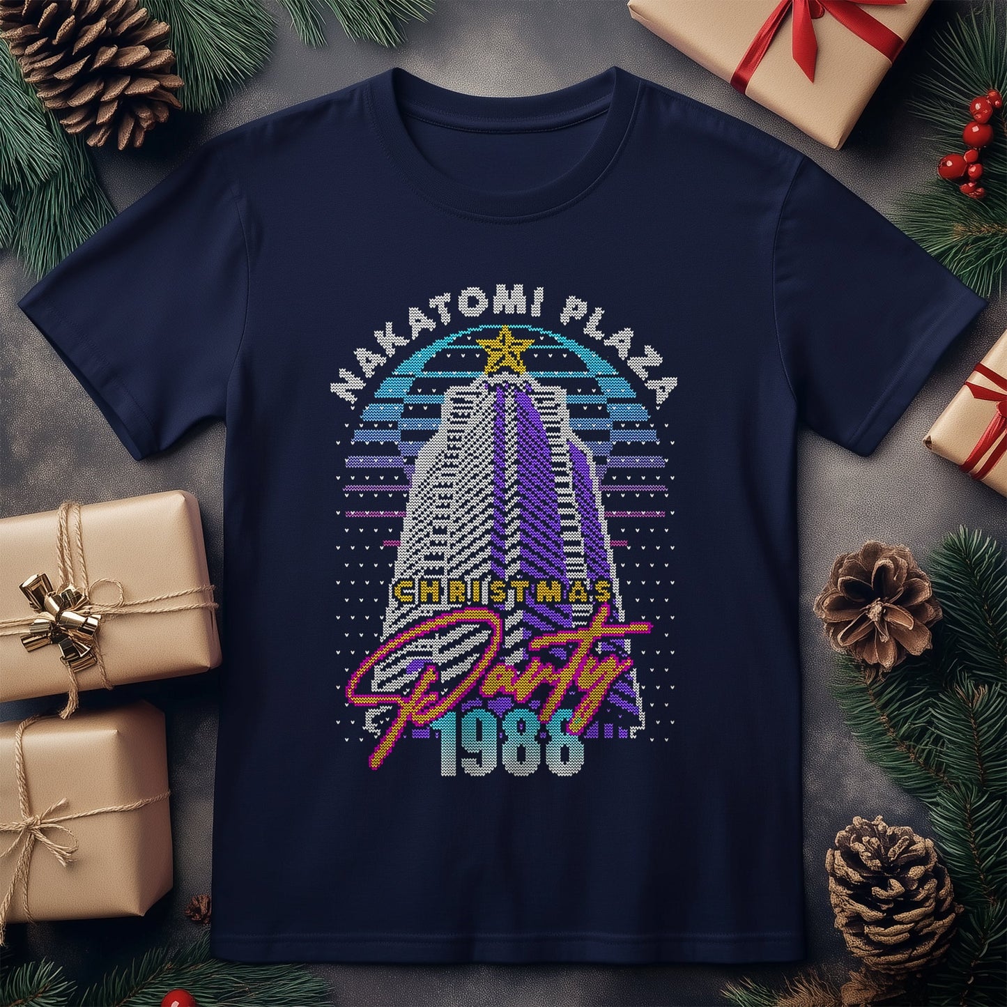 Nakatomi Party 1988 Pixel t-shirt -