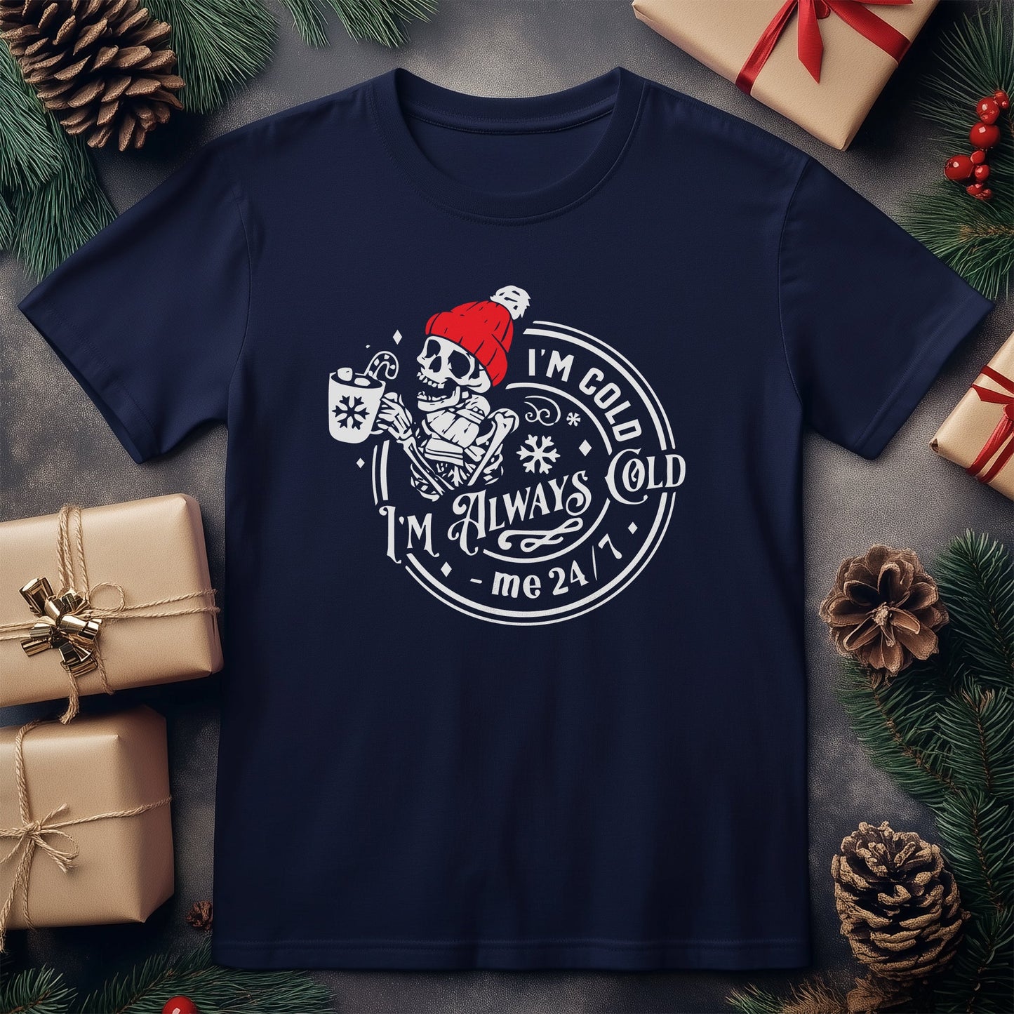 I'm Always Cold Skeleton T-Shirt -