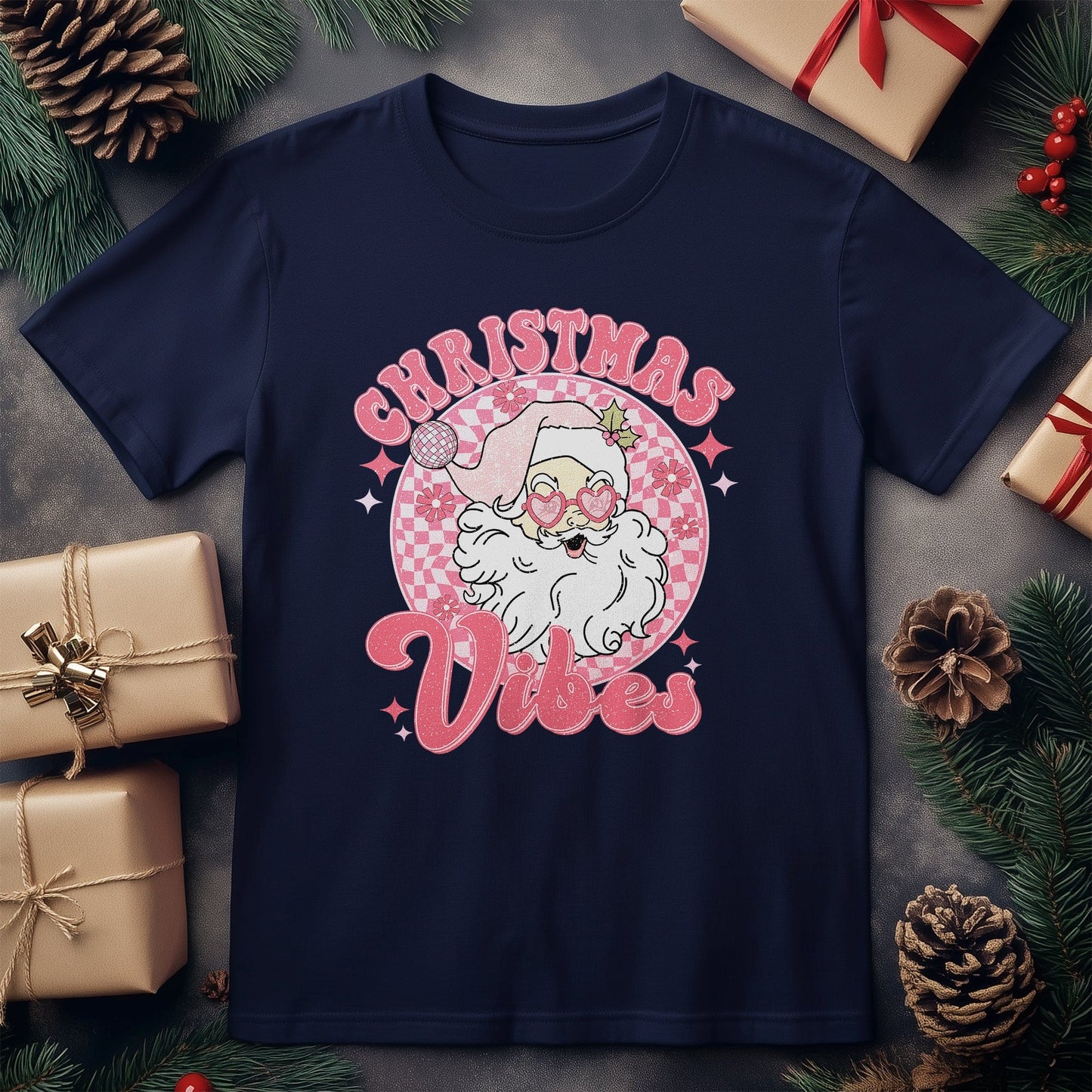 Christmas Vibes T-Shirt - Ho Ho