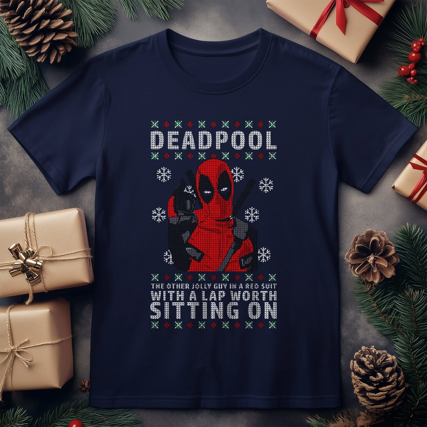 Deadpool Sit on My Lap T-Shirt -
