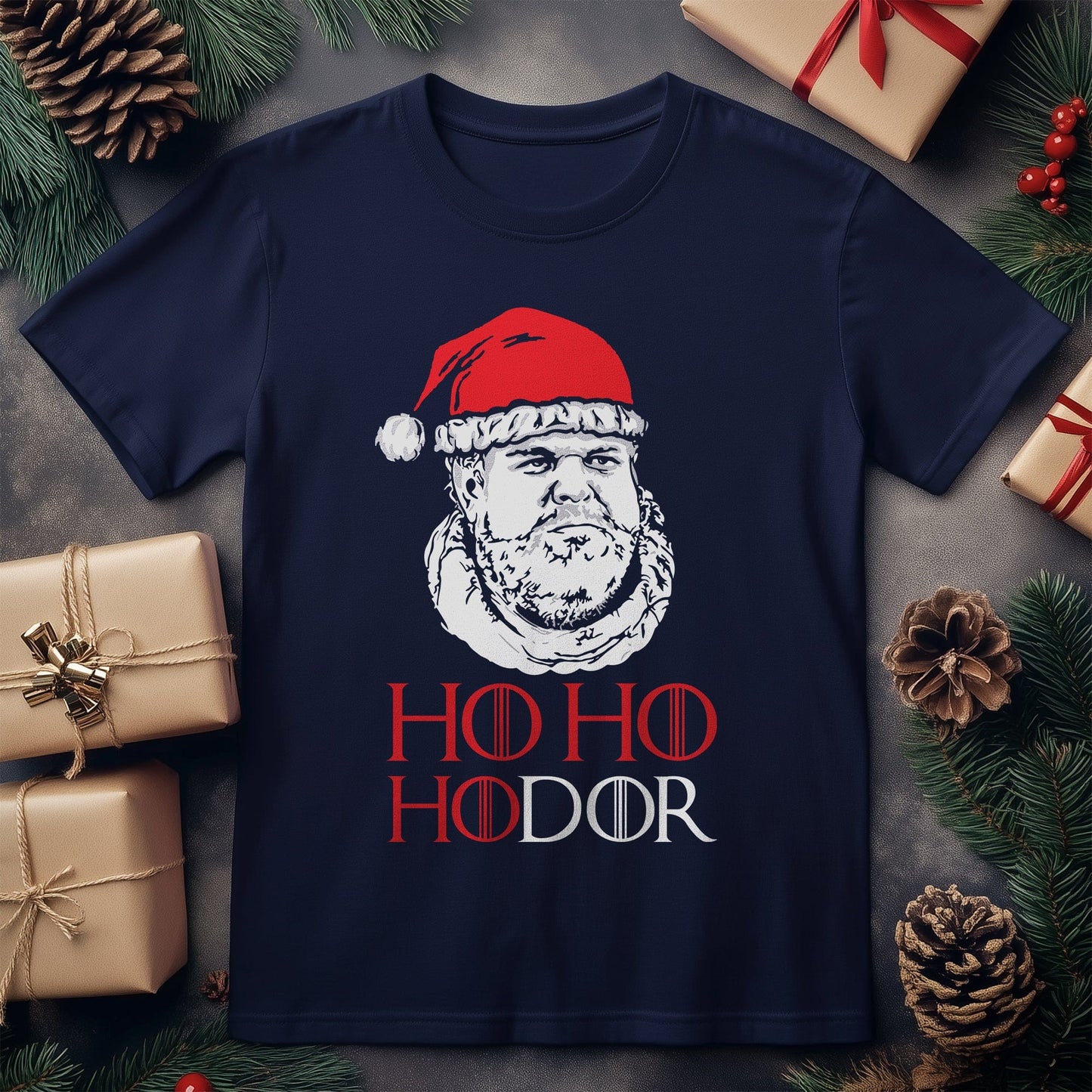 Ho Ho Hodor T-shirt - Festive and
