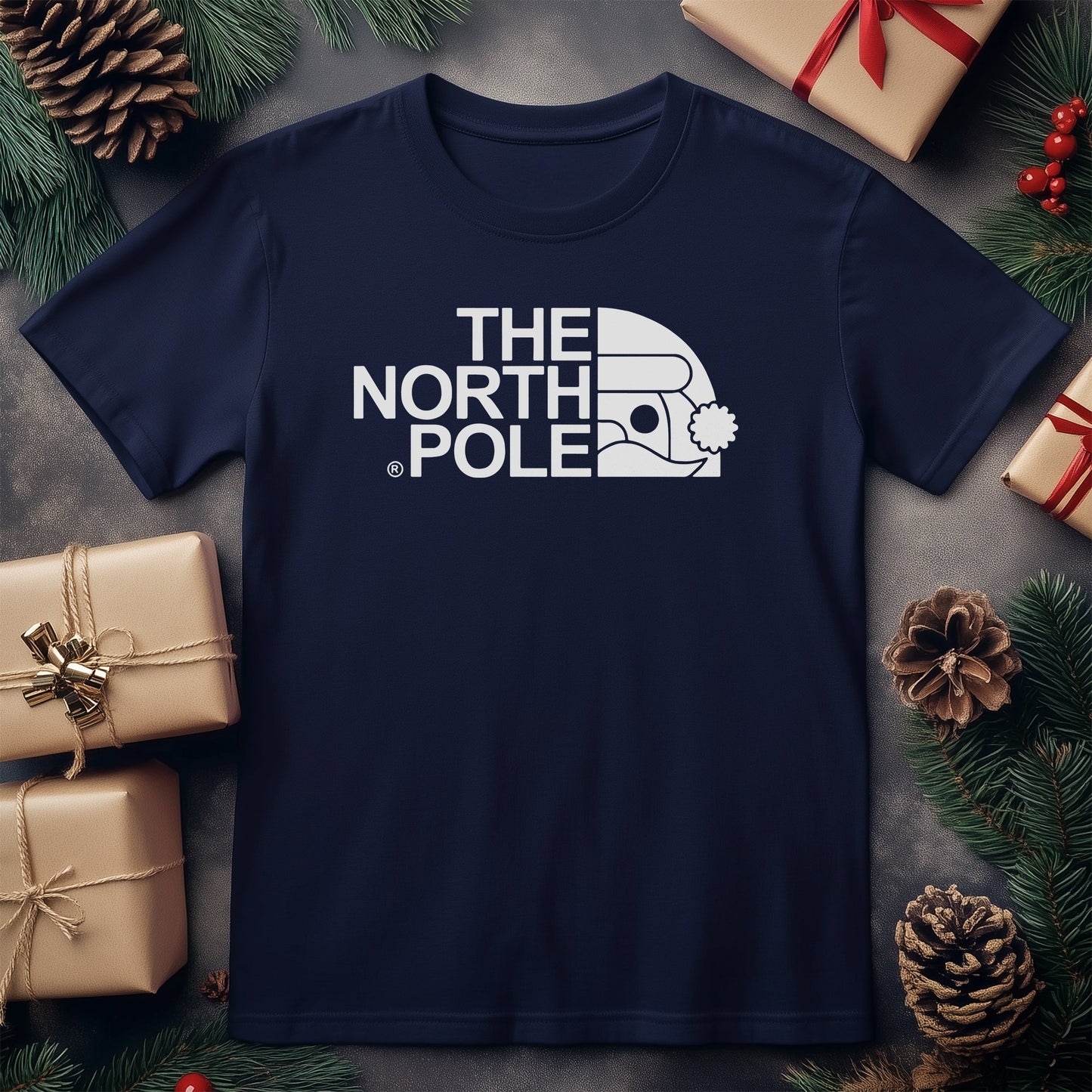 North Pole Santa Face T-shirt - Ho