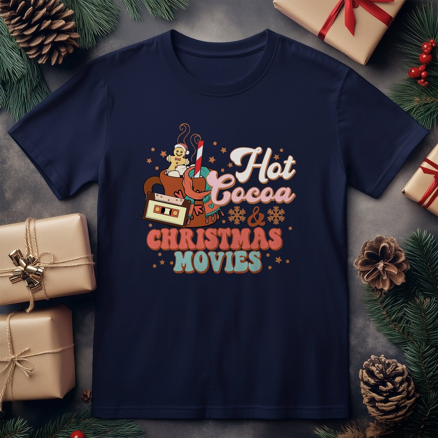 Hot Cocoa & Movies t-shirt - Cozy up