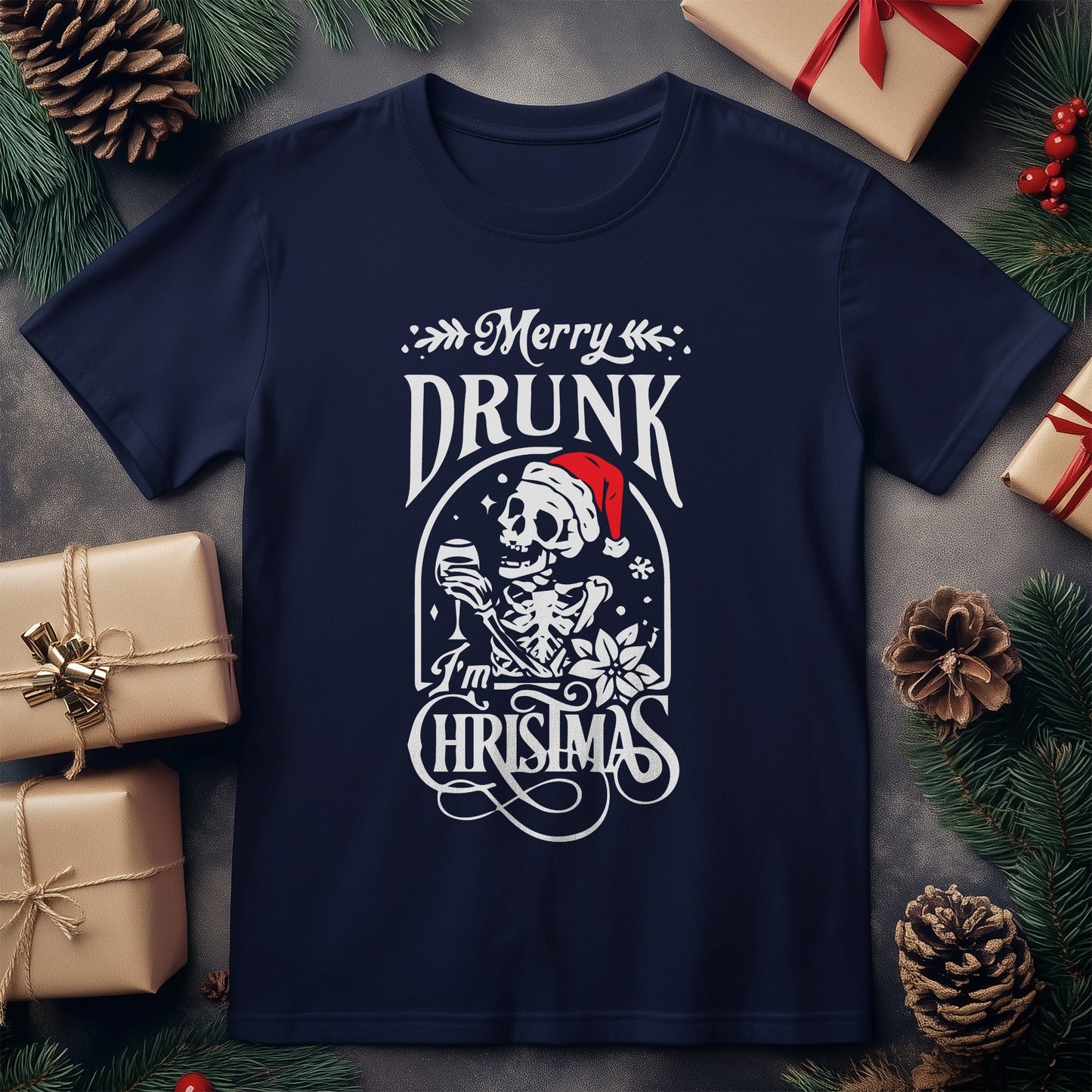 Merry Drunk Christmas T-Shirt -