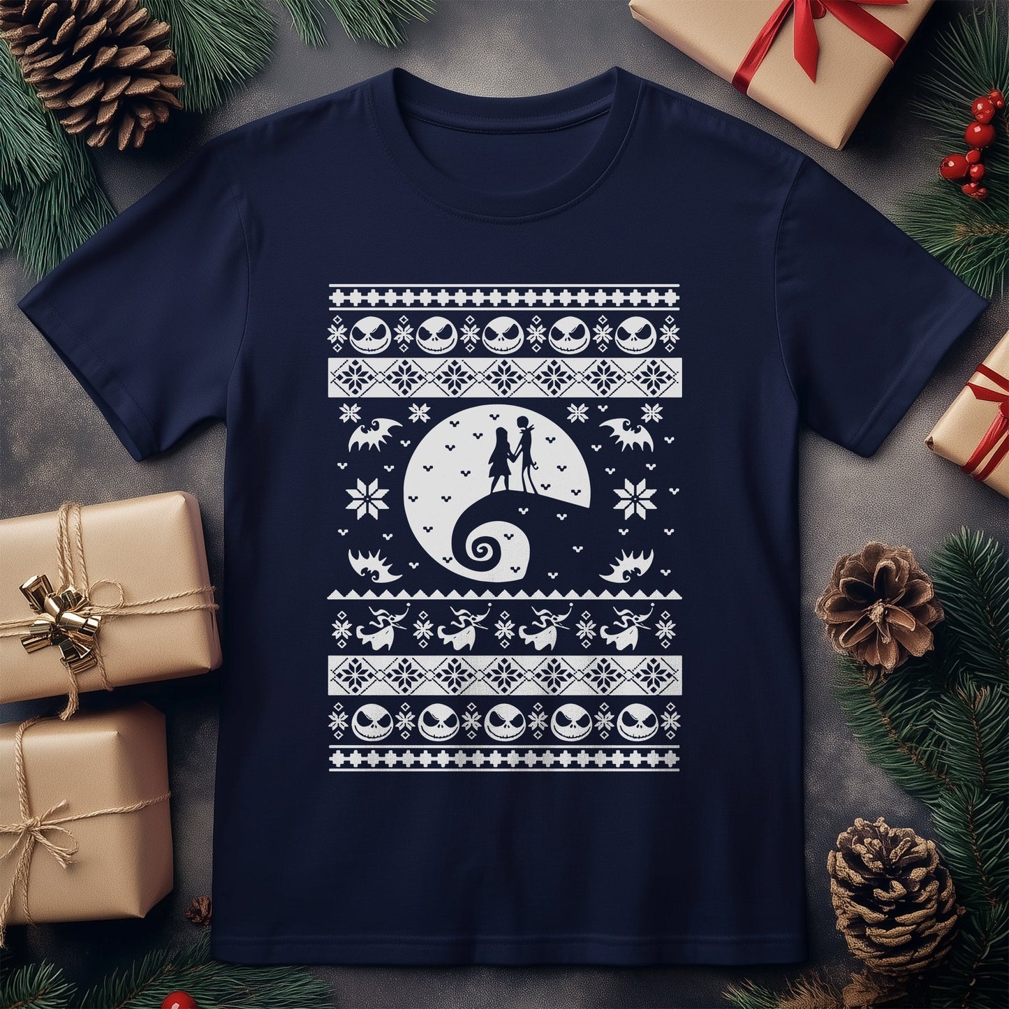 Jack & Sally Christmas T-shirt -