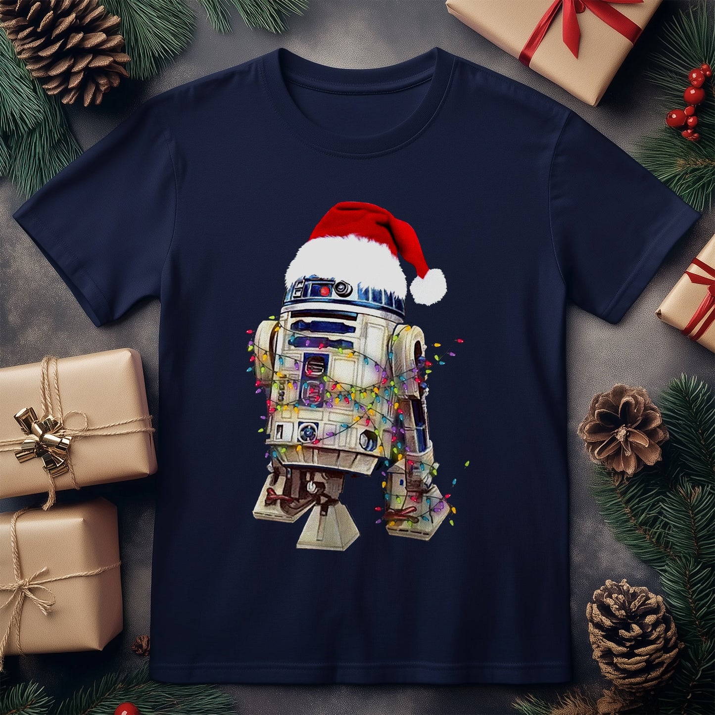 R2D2 Christmas T-Shirt - Merry Droid