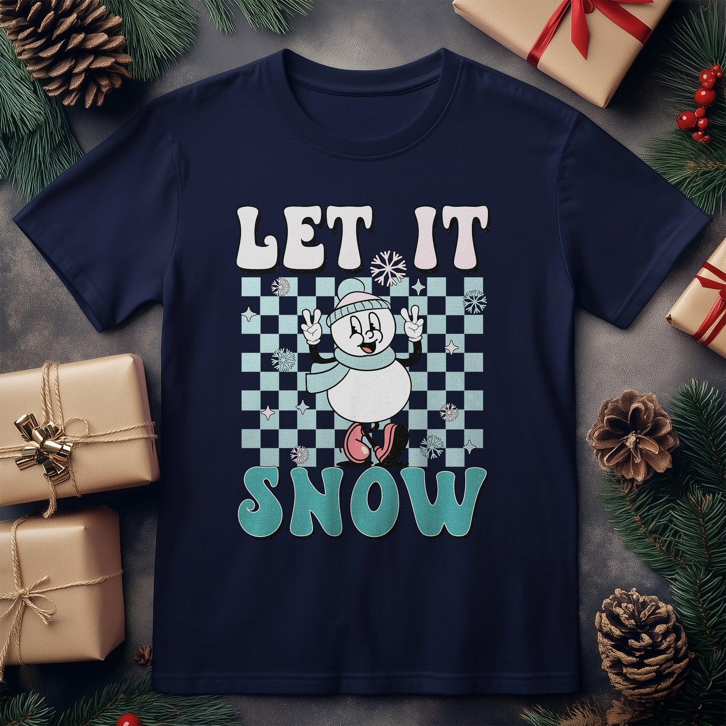 Let It Snow Snowman Tee - Hilarious