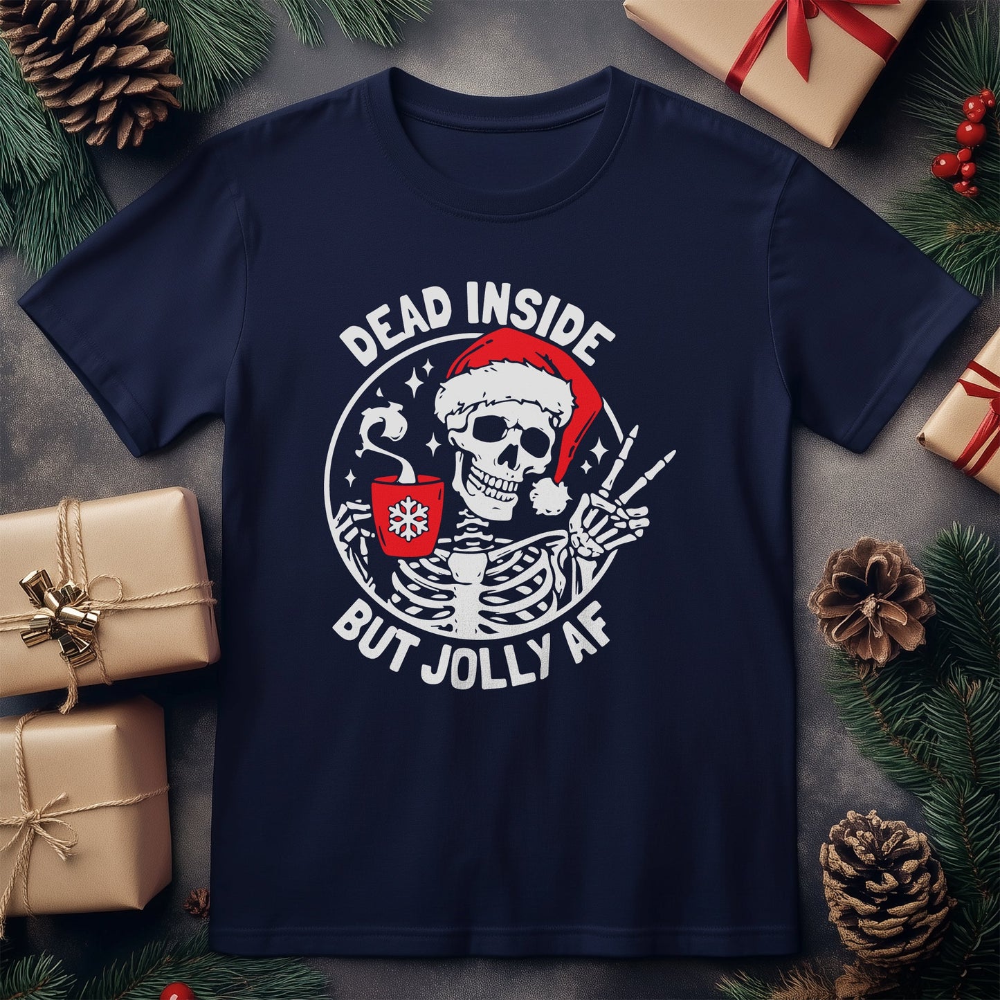 Jolly AF Skeleton T-Shirt - Dead