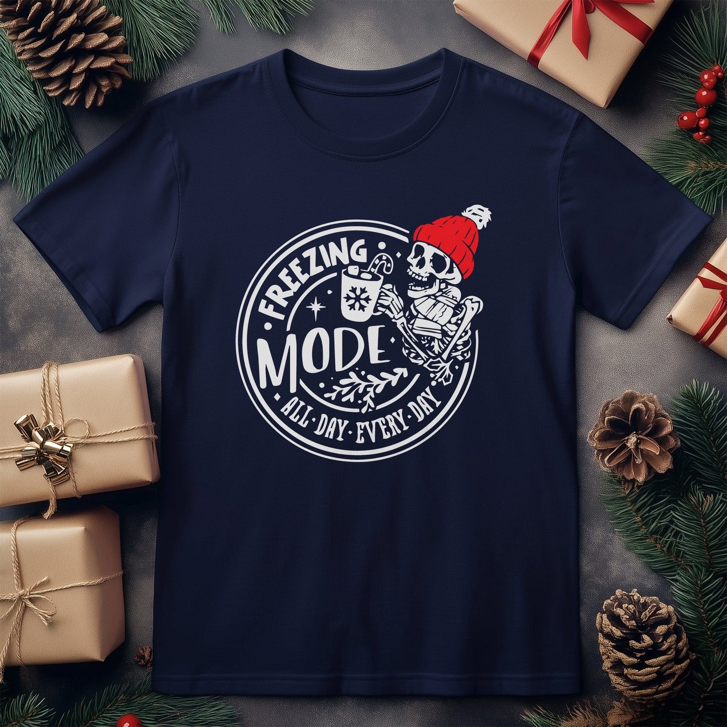 Freezing Mode Skeleton T-Shirt