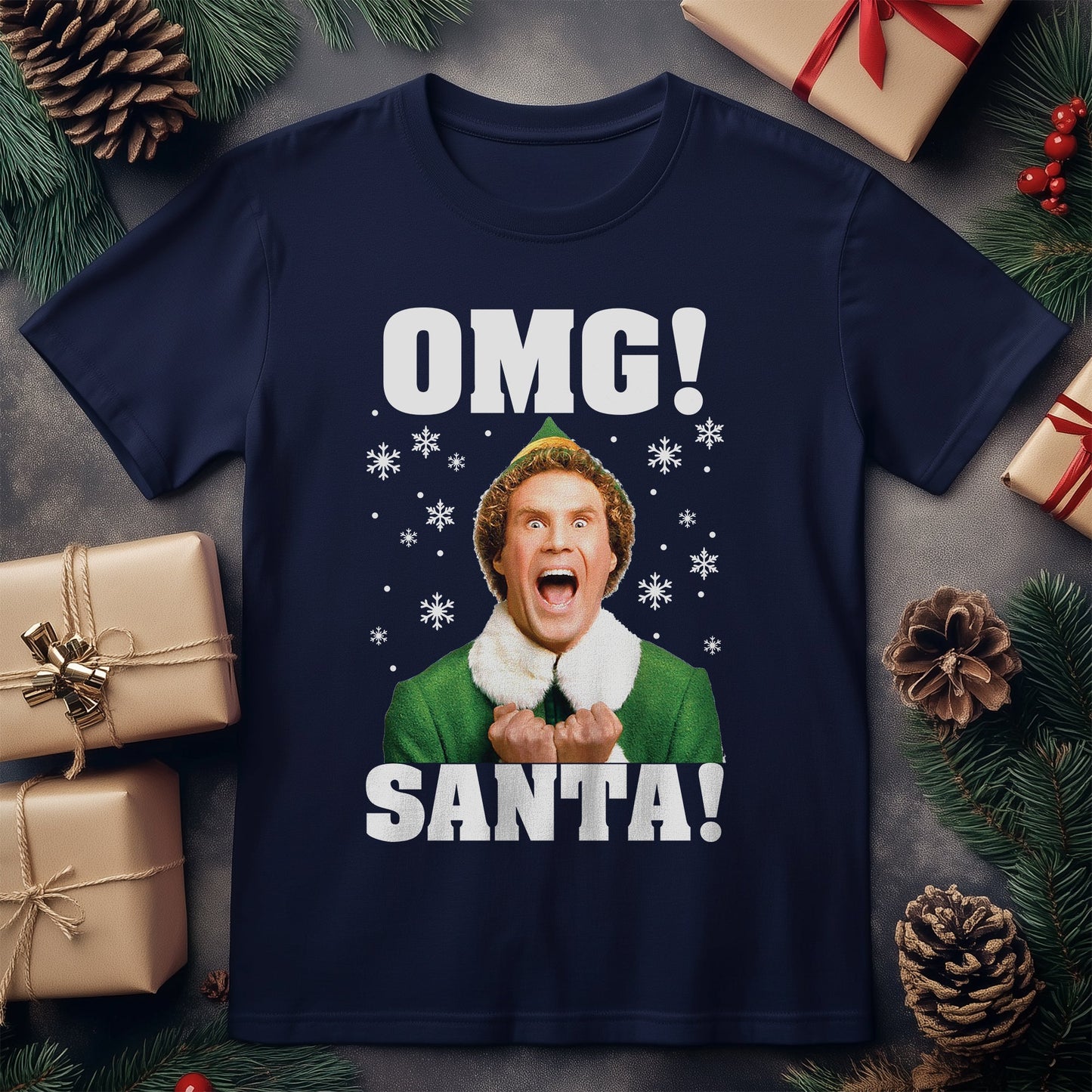 OMG Santa! Buddy Elf T-shirt -